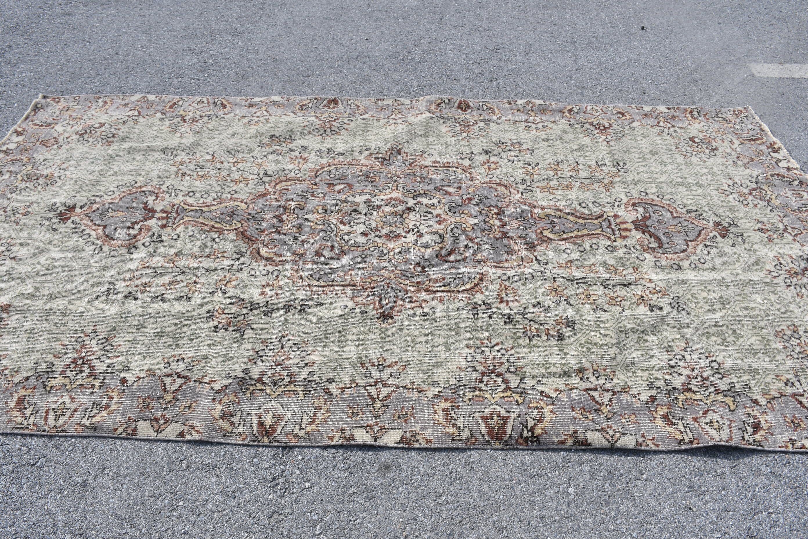 Living Room Rug, Vintage Rugs, Bedroom Rugs, Vintage Decor Rug, Rugs for Salon, Floor Rug, Moroccan Rug, Turkish Rugs, 5.3x9.8 ft Large Rug