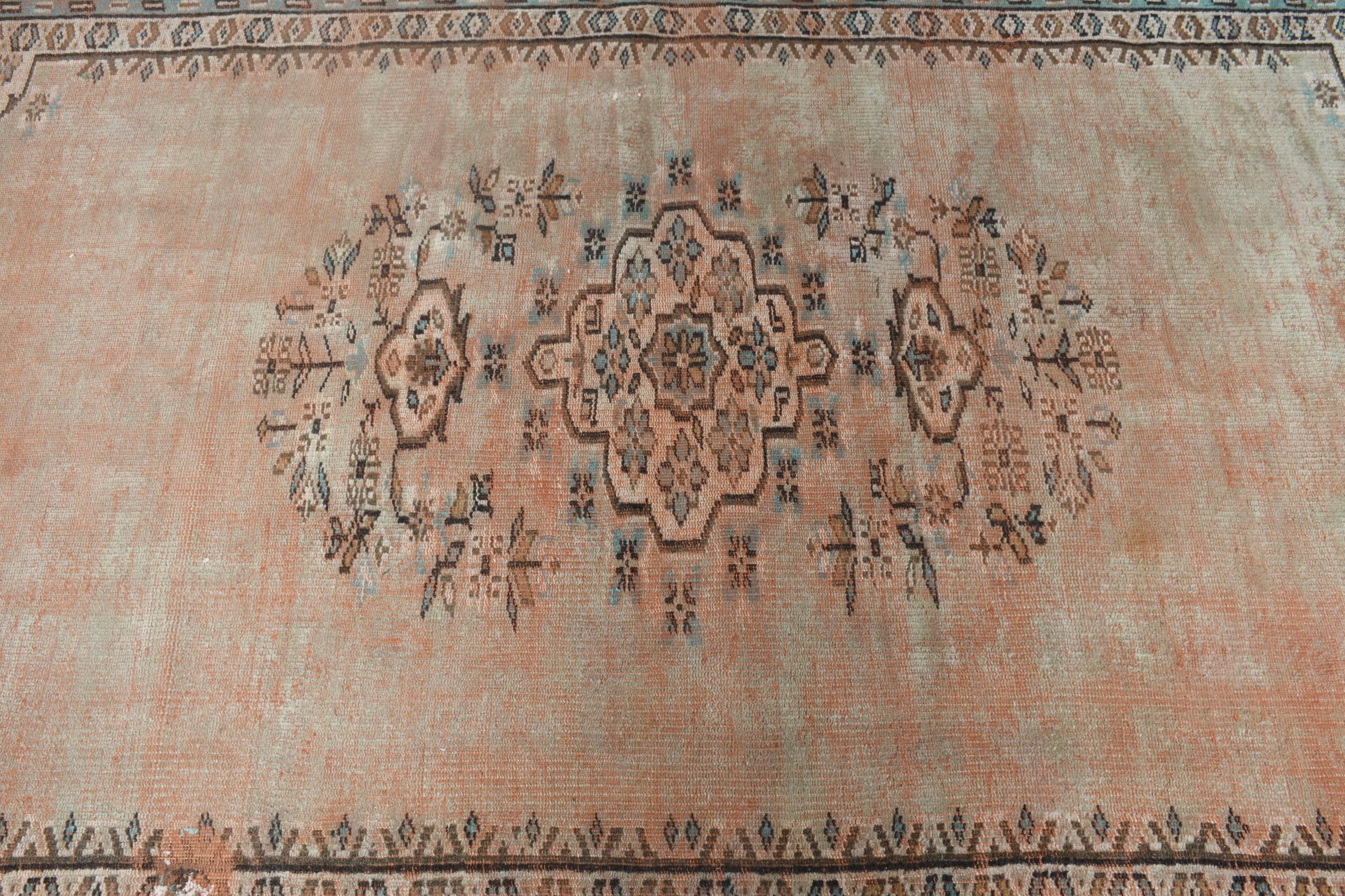 Dining Room Rug, Salon Rug, Turkish Rug, 5.3x8.4 ft Large Rug, Floor Rug, Oriental Rug, Brown Home Decor Rug, Aesthetic Rugs, Vintage Rug