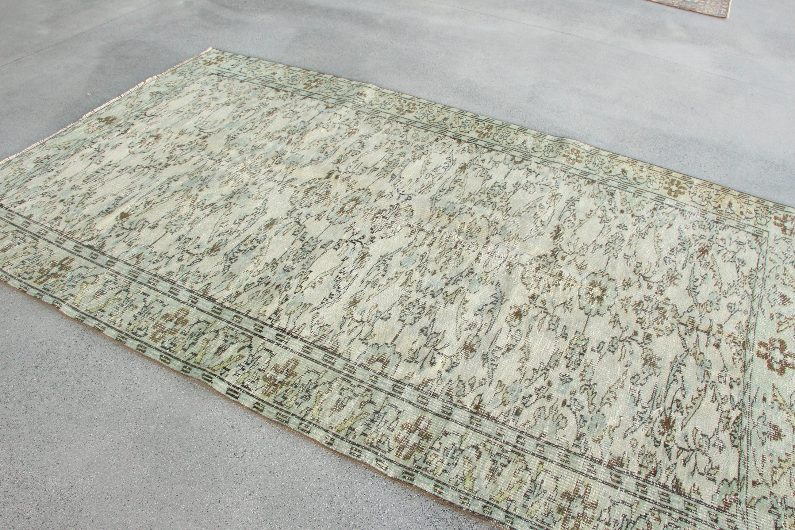 Büyük Vintage Halı, Oturma Odası Halıları, Anadolu Halısı, 5.2x8.9 ft Büyük Halılar, Türk Halıları, Kahverengi Soğuk Halı, Vintage Halılar