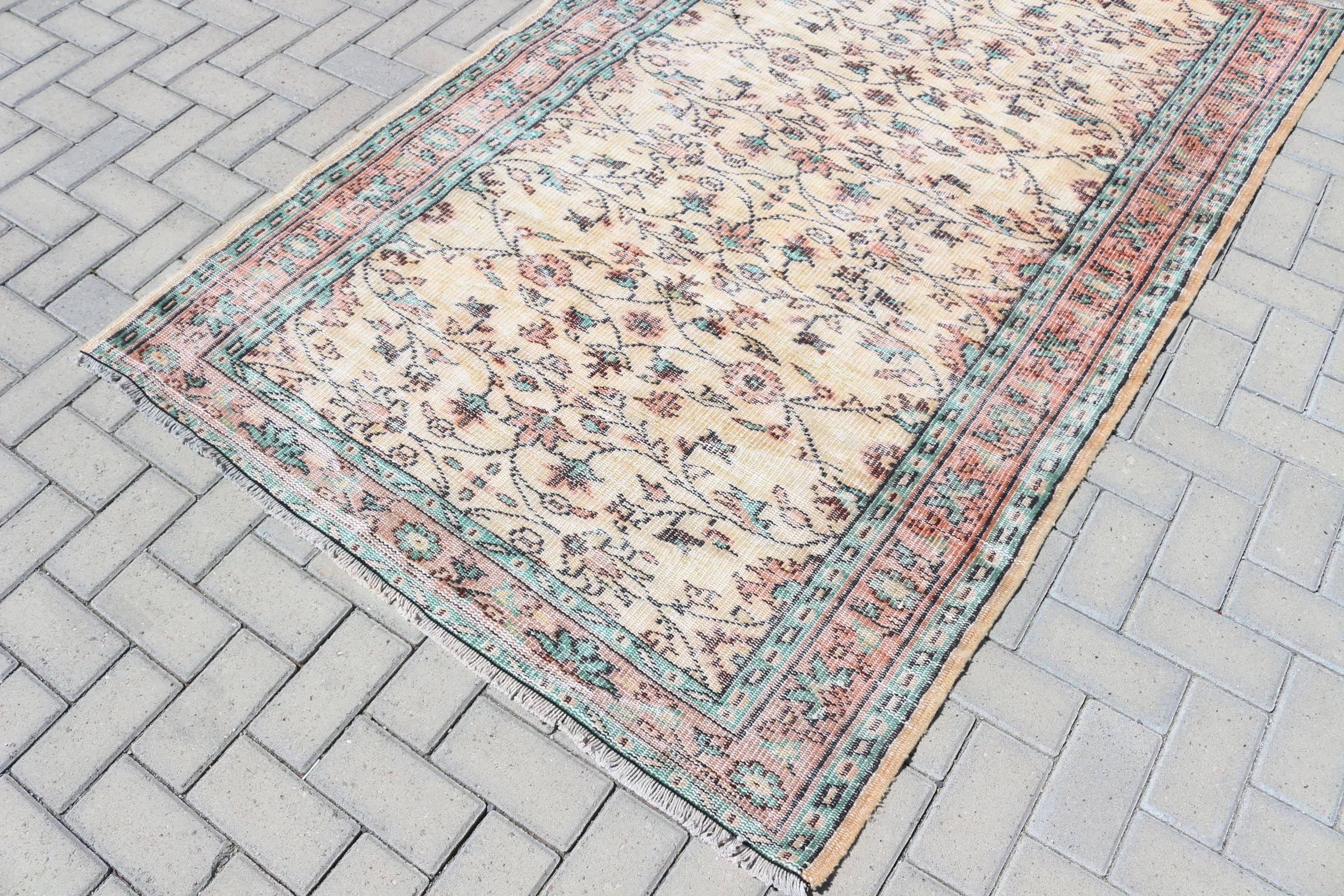 Vintage Halı, Türk Halıları, Oushak Halıları, Yeşil Anadolu Halısı, Çocuk Odası Halıları, 4.6x7 ft Alan Halısı, Yemek Odası Halısı, El Dokuma Halısı, Yer Halısı