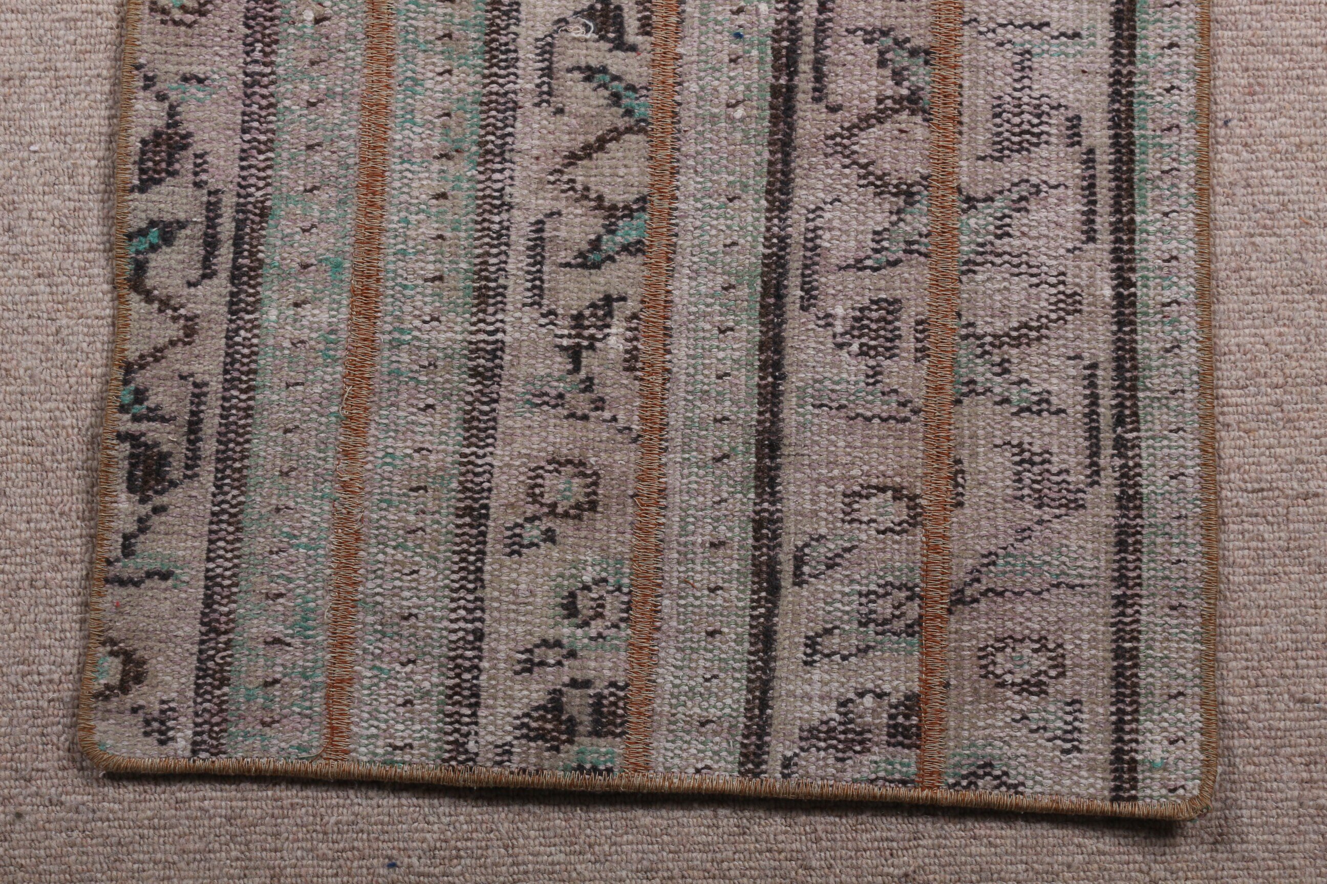 Yer Halısı, Tasarımcı Halısı, Gri 1.6x4.2 ft Küçük Halı, Türk Halıları, Banyo Halıları, Duvara Asılı Halılar, Vintage Halı