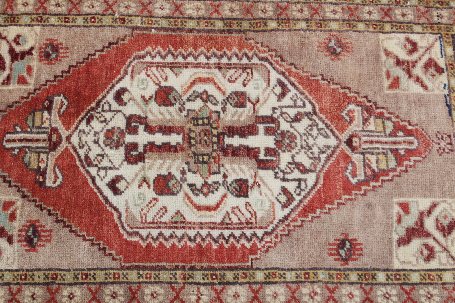 Kahverengi Antika Halı, Mutfak Halısı, 1.8x3.3 ft Küçük Halı, Duvara Asılı Halı, Yatak Odası Halıları, Vintage Halı, Türk Halısı, Göçebe Halısı, Oryantal Halı