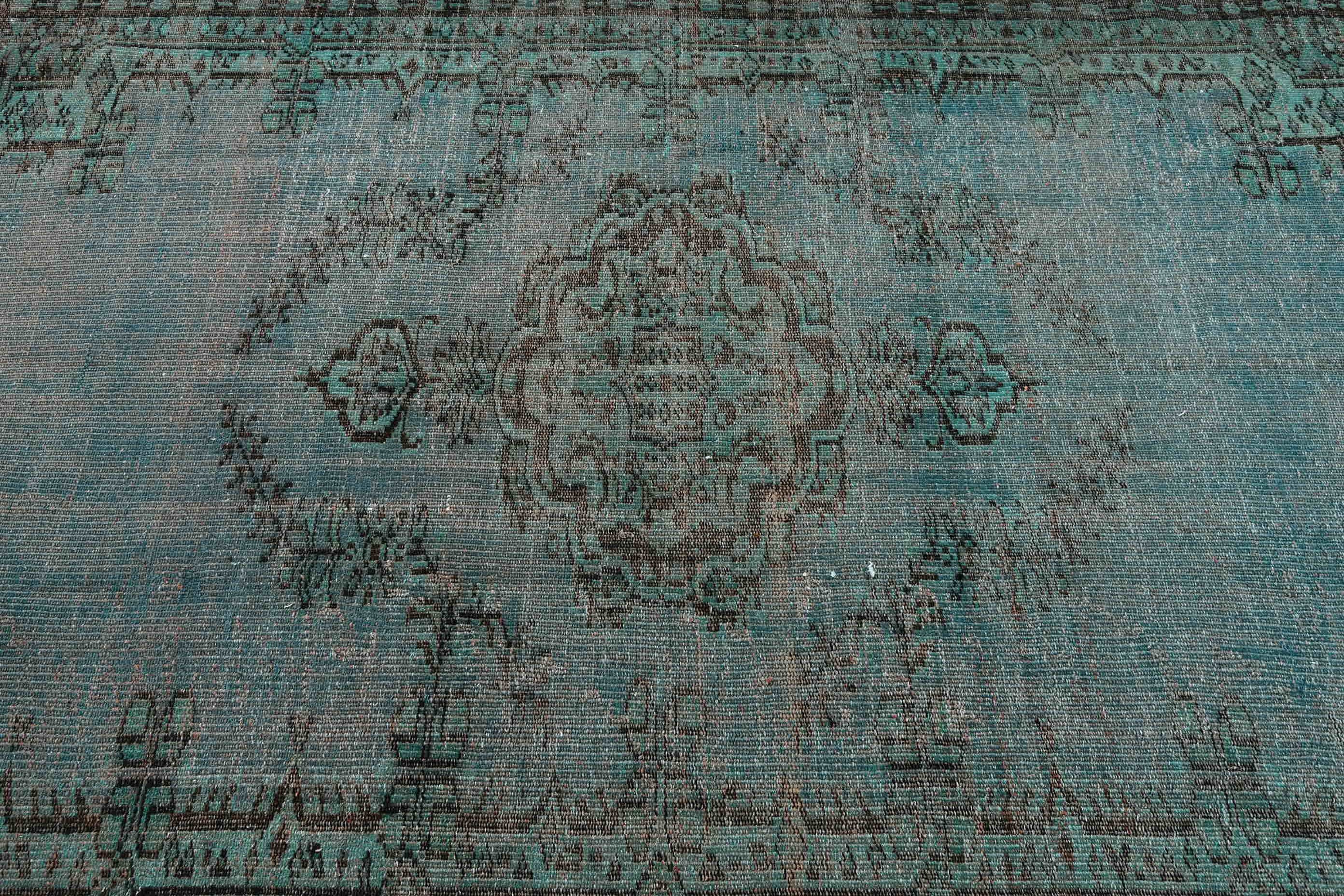 Turkish Rug, Antique Rugs, Wool Rug, Old Rug, 5.8x9.1 ft Large Rug, Dining Room Rug, Green Antique Rugs, Office Rug, Salon Rug, Vintage Rug