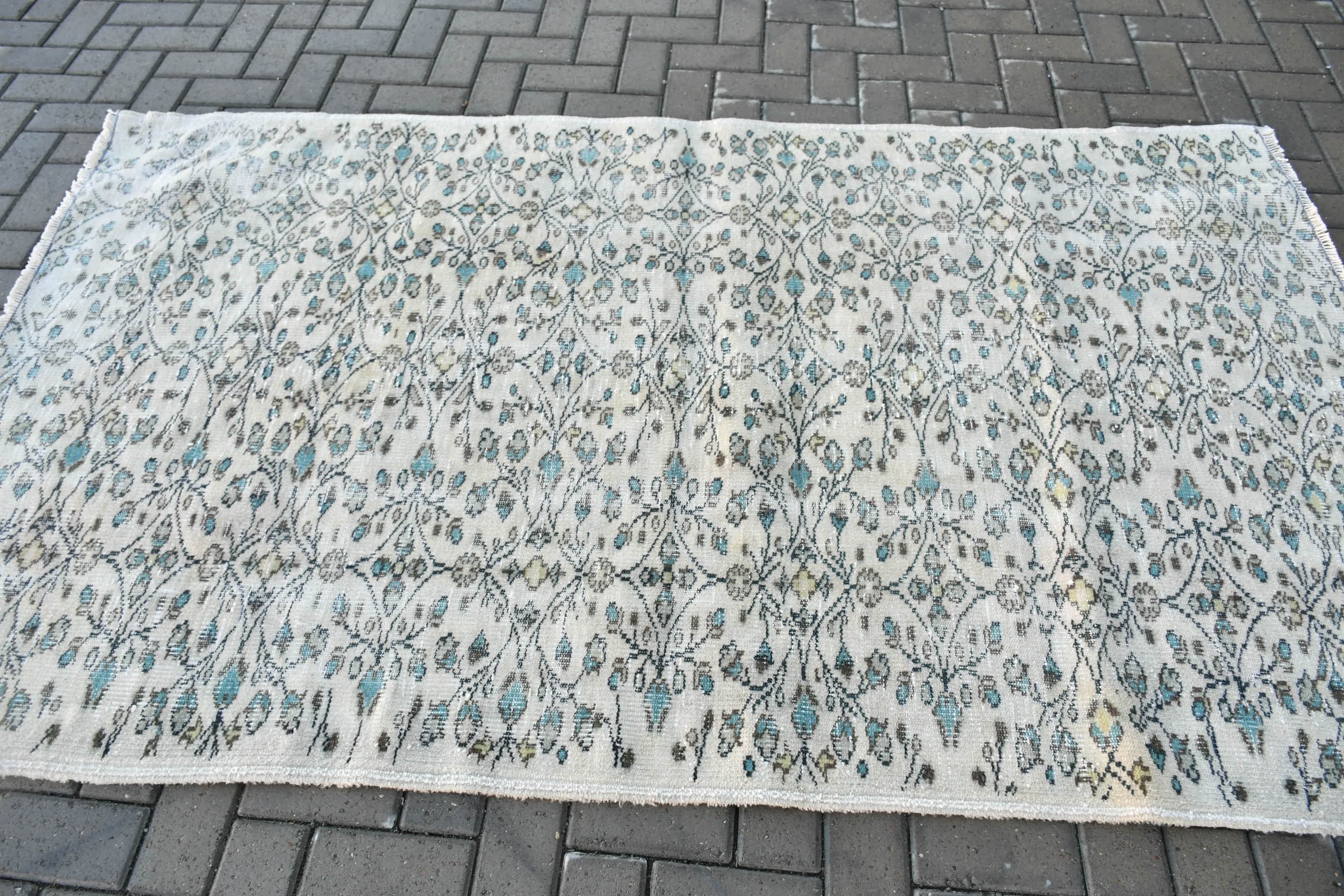 Yemek Odası Halıları, Ev Dekorasyonu Halısı, Oryantal Halılar, 4,5x7,5 ft Alan Halısı, Vintage Halılar, Mutfak Halısı, Türk Halısı, Bej Anadolu Halıları