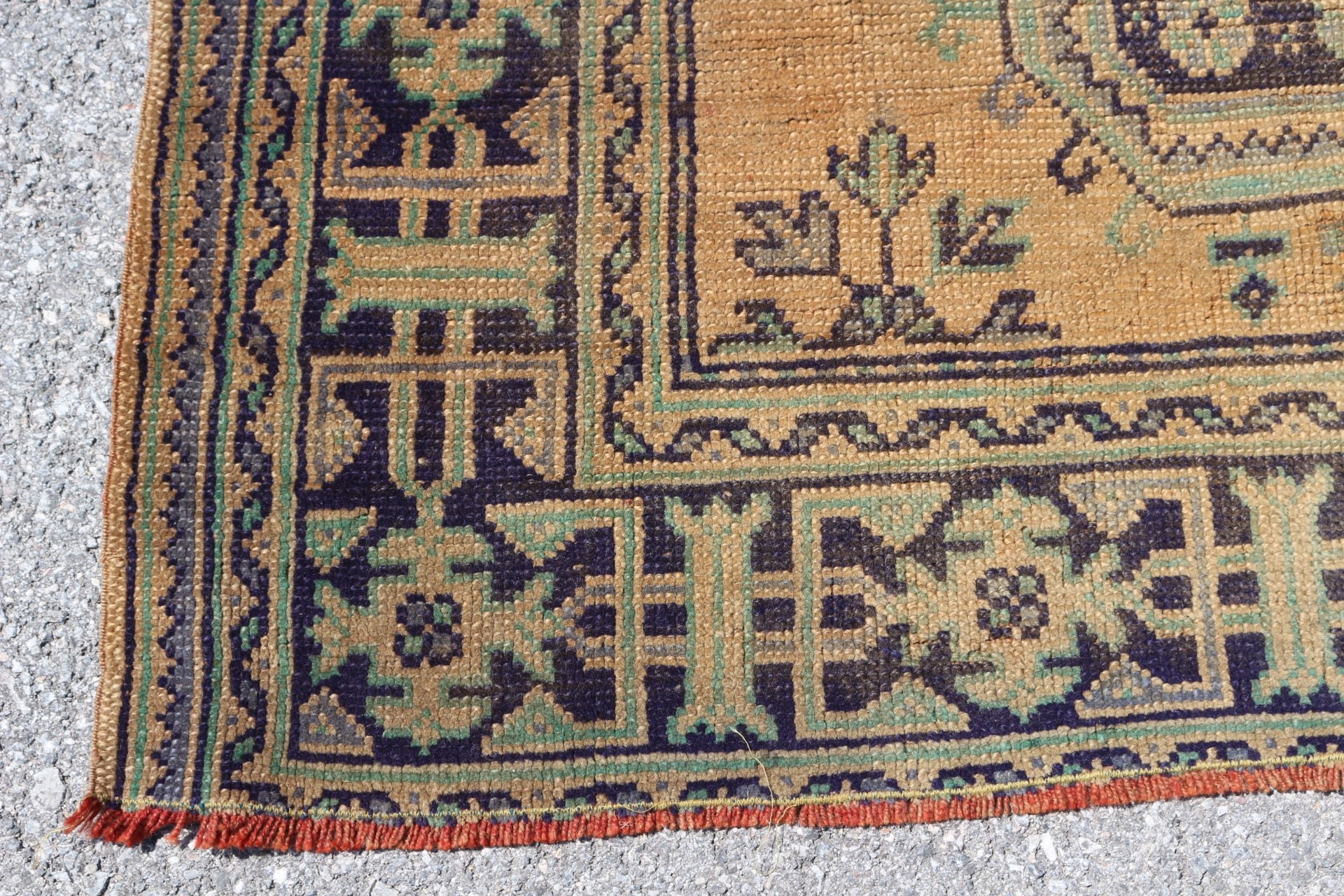 Corridor Rugs, Turkish Rug, 4.9x12.4 ft Runner Rug, Stair Rug, Orange Cool Rugs, Rugs for Runner, Home Decor Rug, Oushak Rug, Vintage Rug