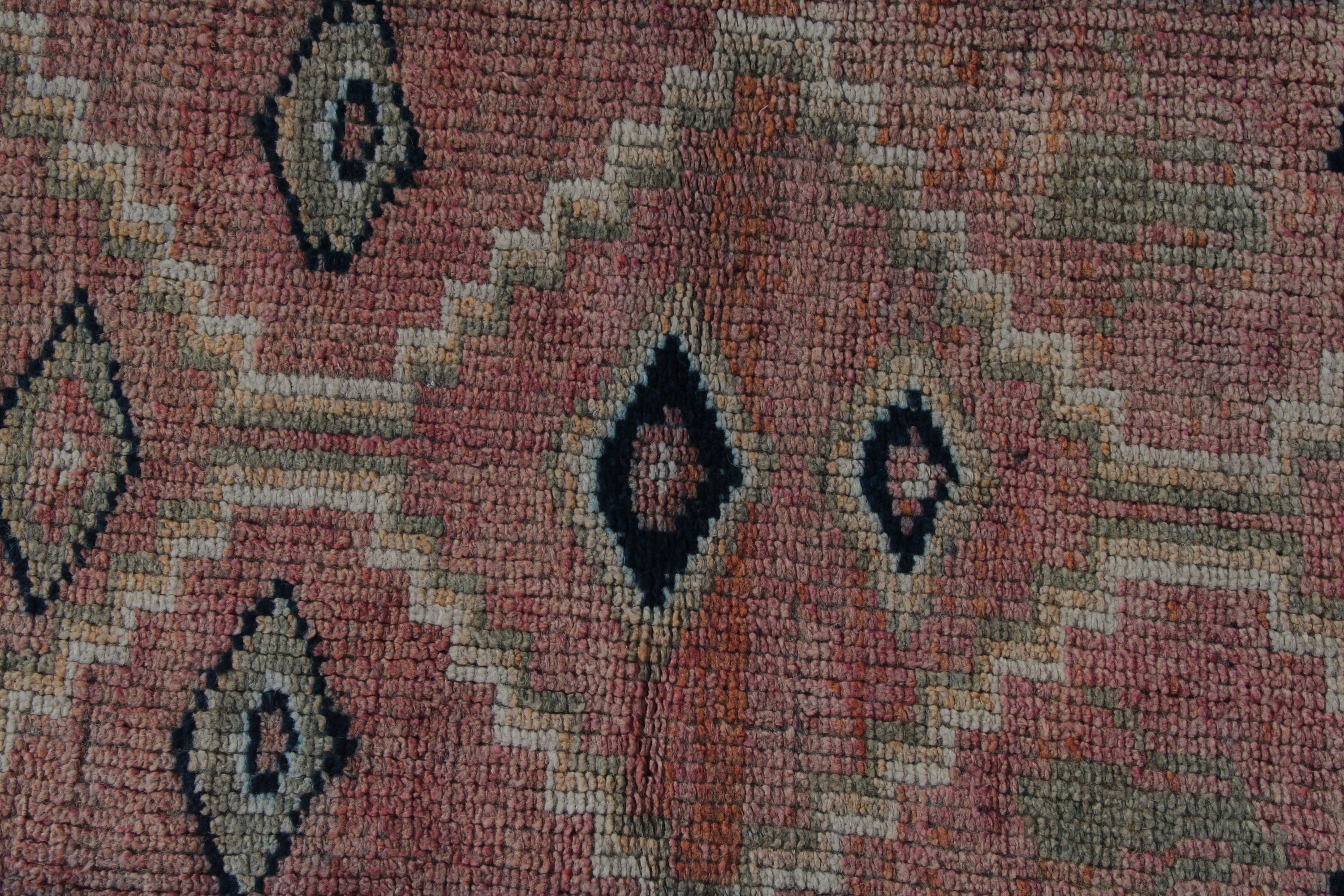 Vintage Rug, Beni Ourain Runner Rug, Turkish Rug, Anatolian Rugs, Oushak Rugs, Bronze Luxury Rugs, 2.7x12.1 ft Runner Rugs, Stair Rugs