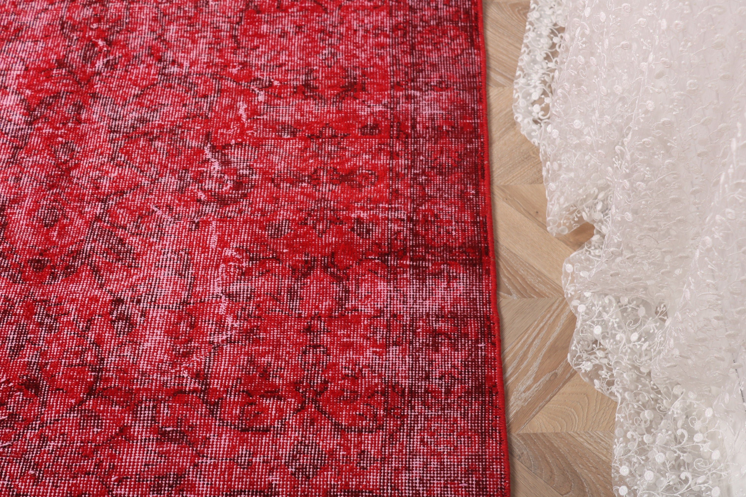 Vintage Rugs, Red  4.7x6.7 ft Area Rugs, Vintage Area Rugs, Boho Rugs, Flatweave Rugs, Bedroom Rugs, Turkish Rug, Exotic Rugs