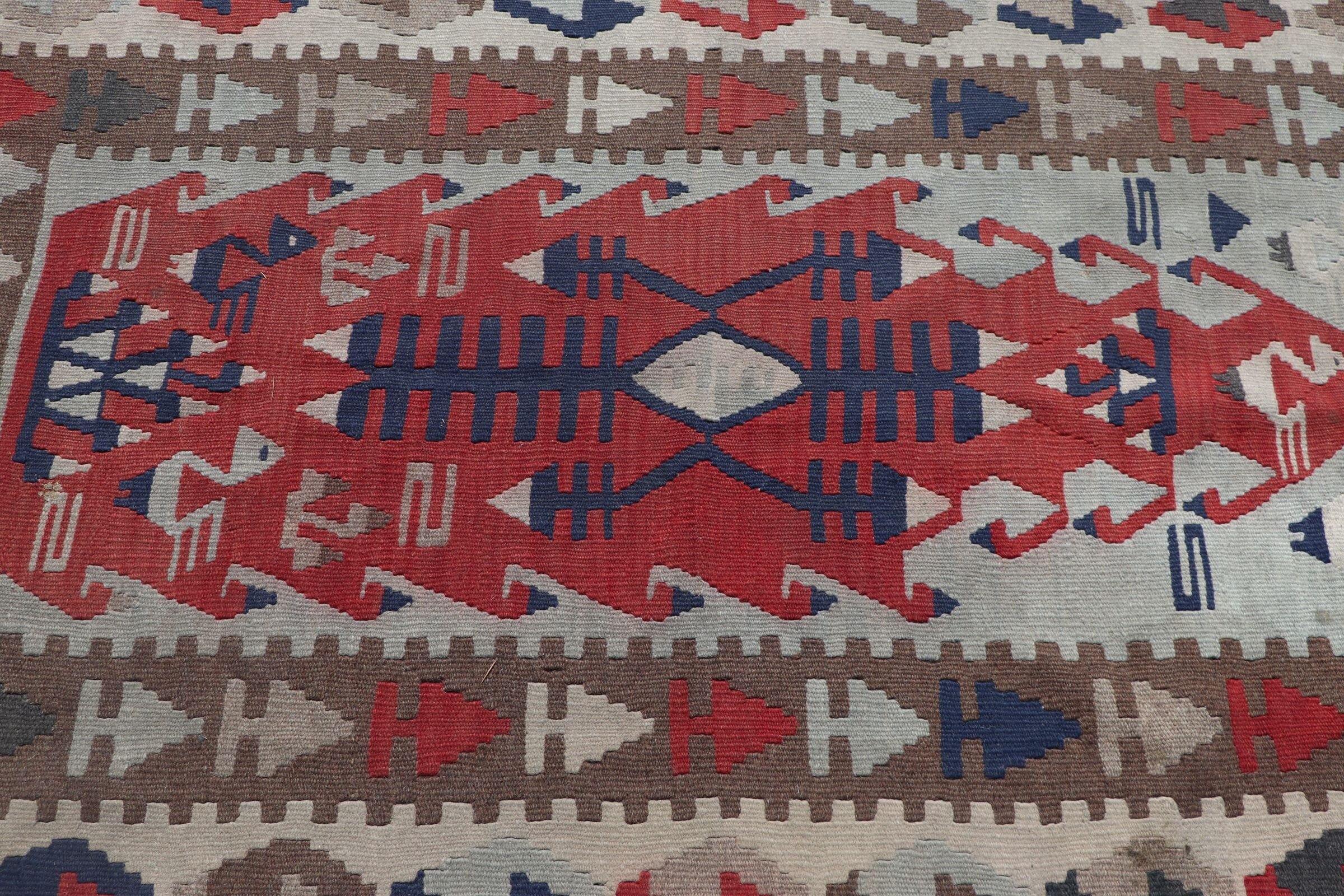 Kırmızı Yatak odası Kilim, Mutfak Kilim, Ev Kilim, Nostaljik Kilim, Uşak Kilim, Ev Kilim, Mutfak Kilim, 101x176 cm Antre Kilim