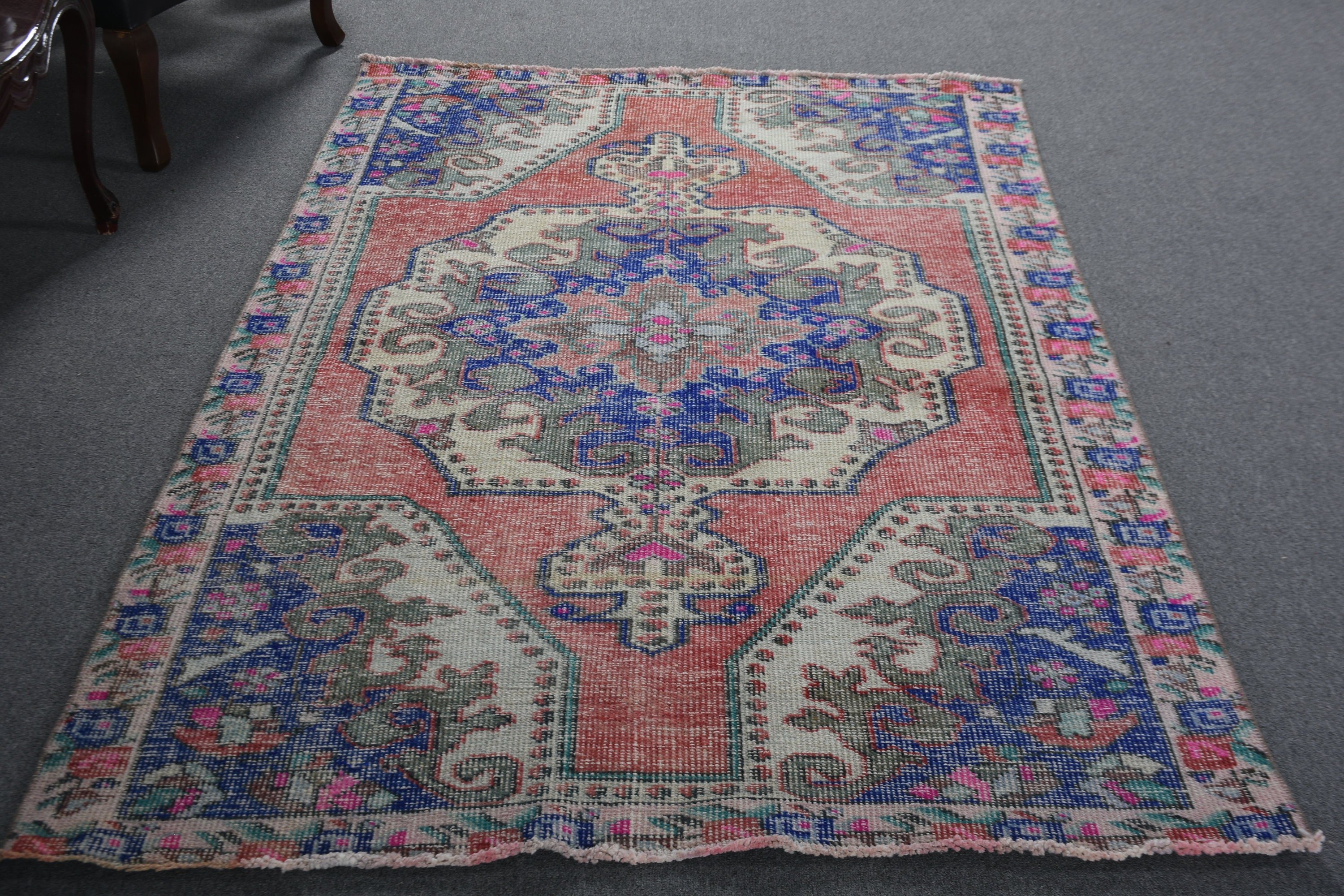 Vintage Halılar, Kırmızı Oryantal Halı, Mutfak Halısı, Ev Dekorasyonu Halıları, Türk Halısı, Yer Halısı, Soğuk Halı, 4.2x7.3 ft Alan Halısı, İç Mekan Halıları