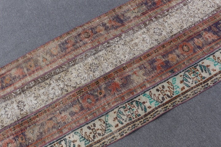 2.8x8.4 ft Runner Rugs, Rugs for Runner, Cool Rugs, Vintage Rug, Turkish Rugs, Oriental Rug, Boho Rug Runner Rugs, Beige Kitchen Rugs