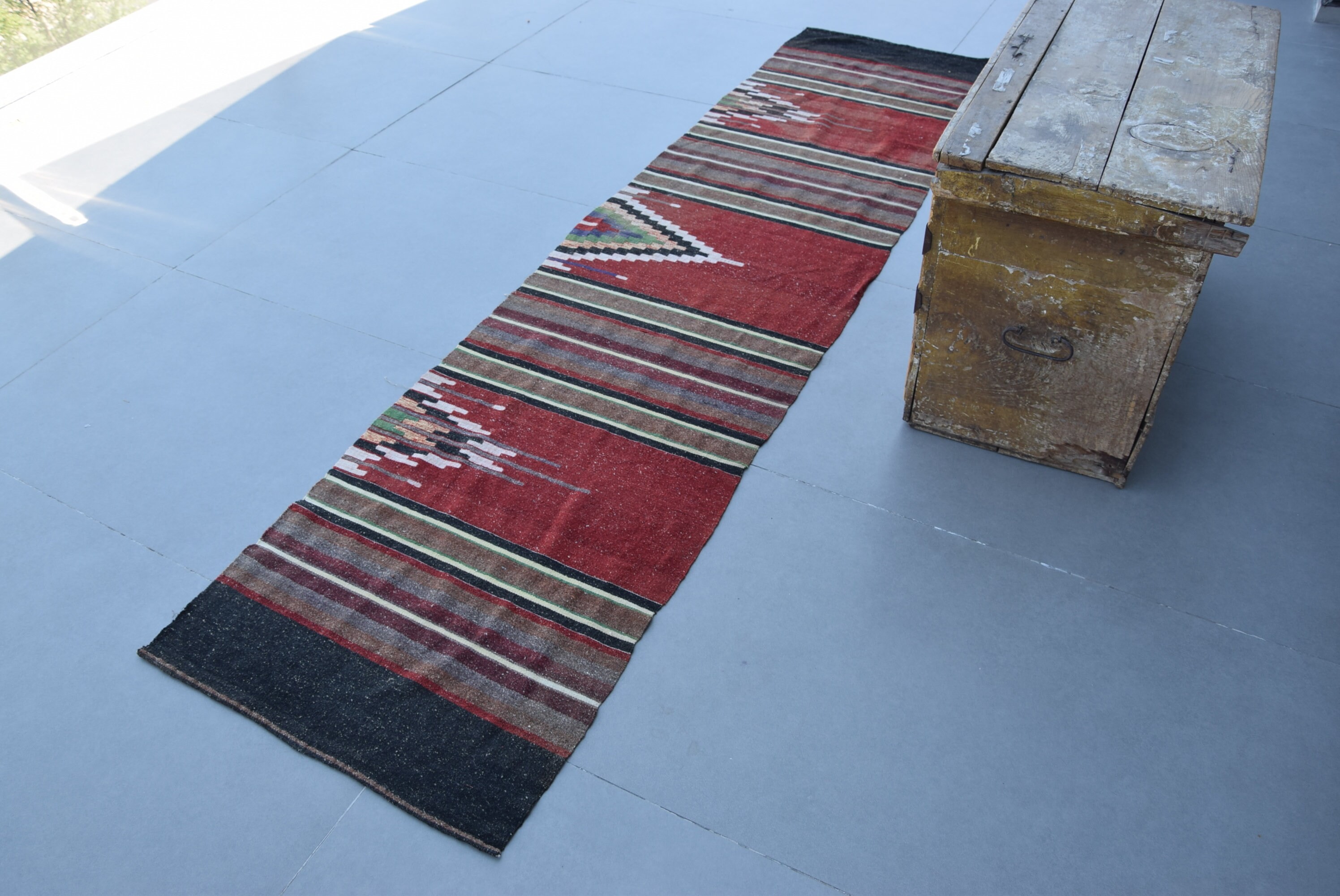 Türk Halısı, 2.1x8.4 ft Runner Halısı, Vintage Halı, Siyah Soğuk Halılar, Soğuk Halı, Antika Halı, Merdiven Halıları, Kilim, Mutfak Halıları, Mutfak Halıları