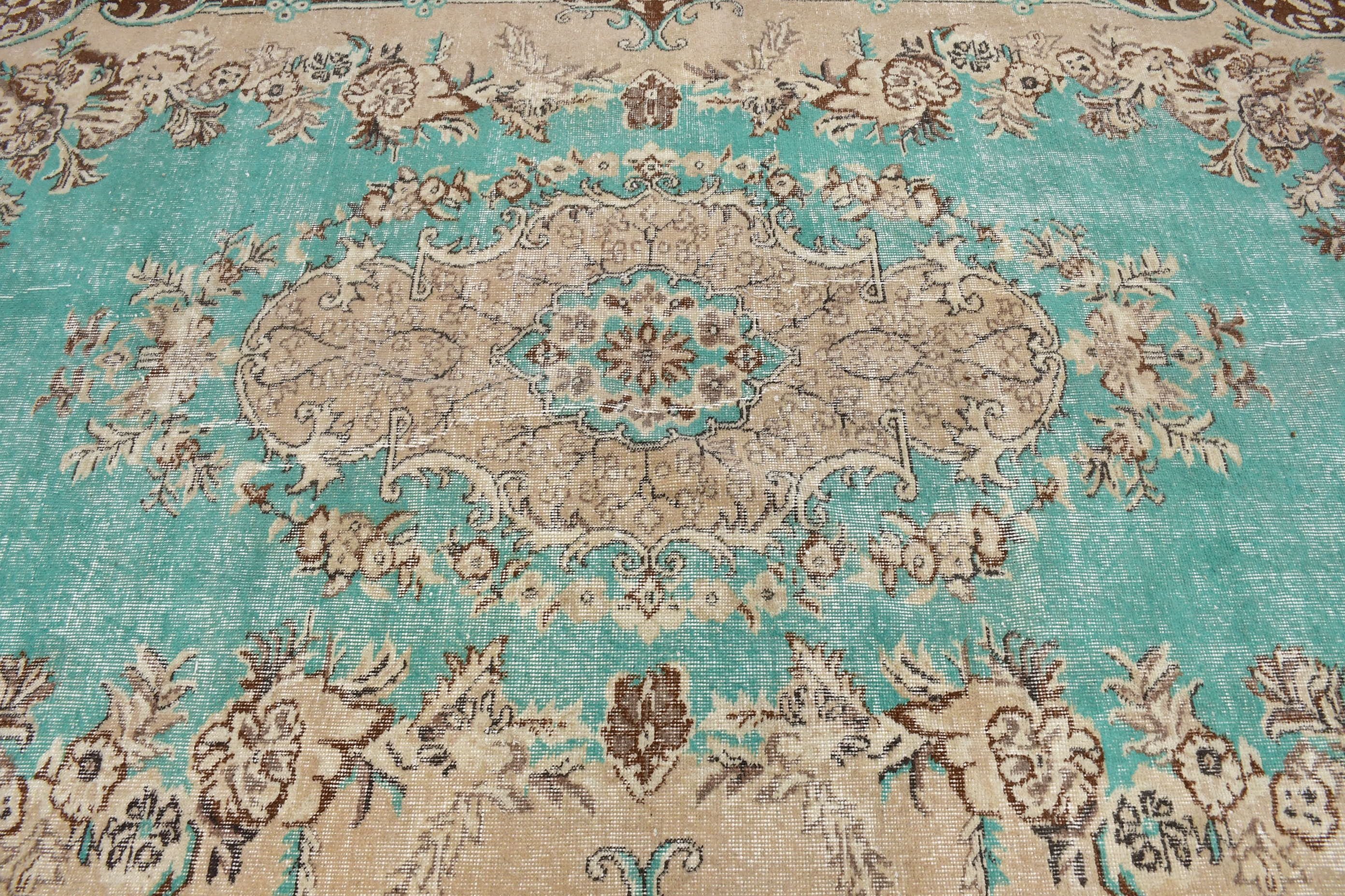 Living Room Rug, Cool Rug, Kitchen Rug, Handwoven Rugs, 6.3x10.2 ft Large Rug, Salon Rug, Turkish Rug, Vintage Rug, Rugs for Living Room