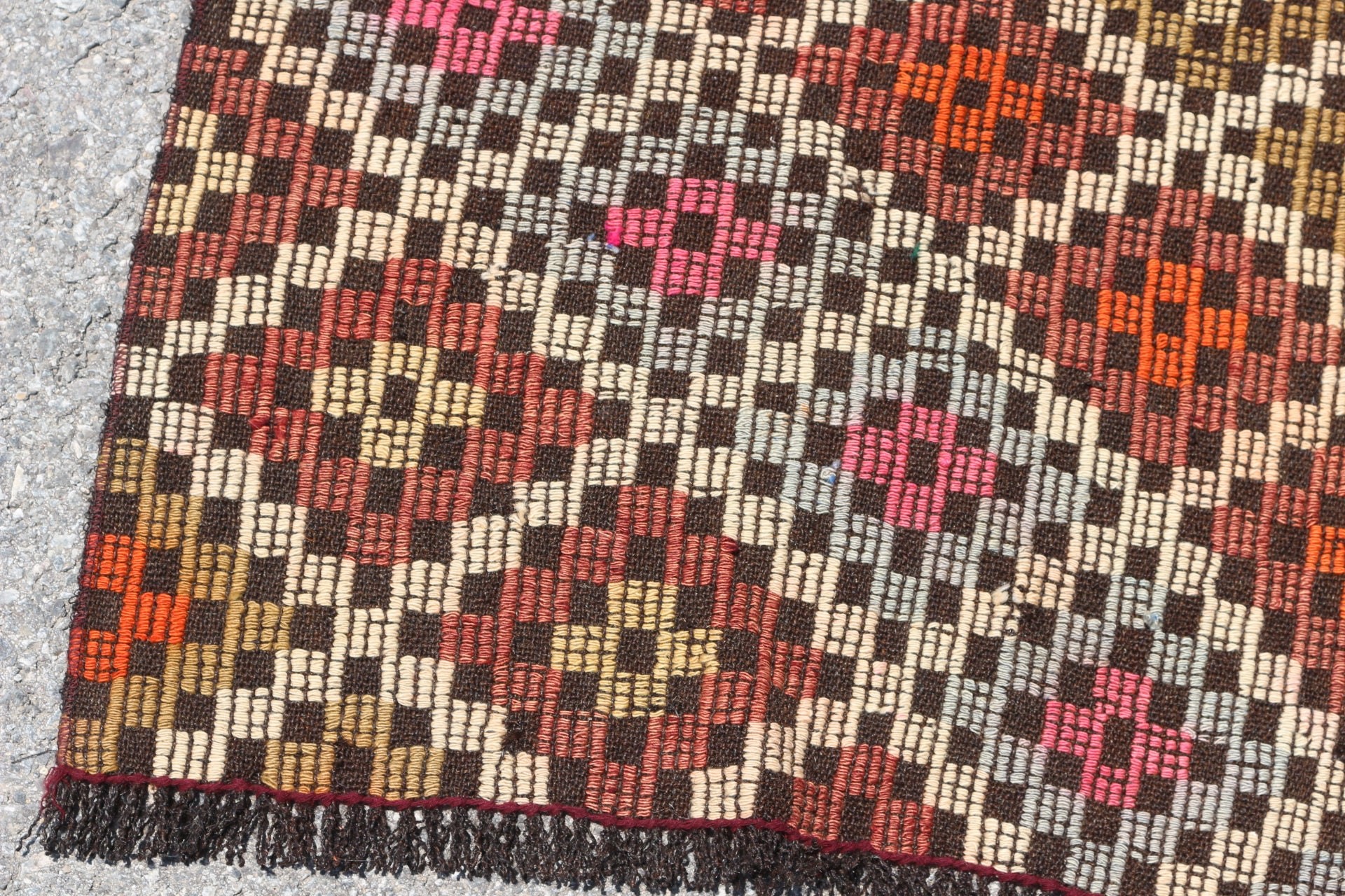 Türk Halıları, Giriş Halıları, Yer Halıları, Sessiz Halılar, Kilim, Banyo Halısı, Bej 2,8x3,7 ft Küçük Halı, Vintage Halı, Antika Halı