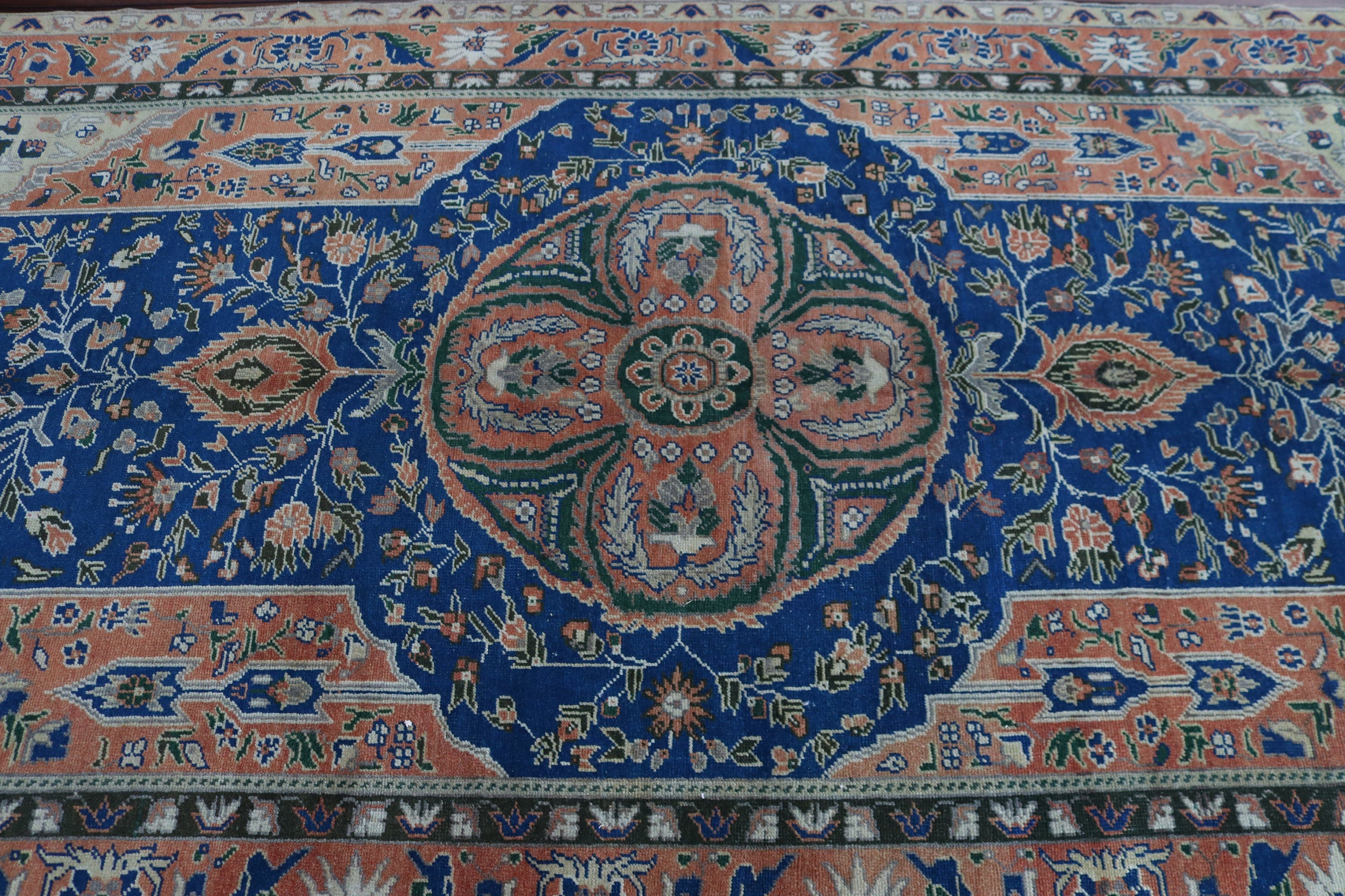 5x11,1 ft Büyük Halı, Oryantal Halılar, Vintage Halı, Türk Halıları, Bej Fas Halıları, Aztek Halısı, Lüks Halı, Büyük Boho Halısı, Büyük Oushak Halısı