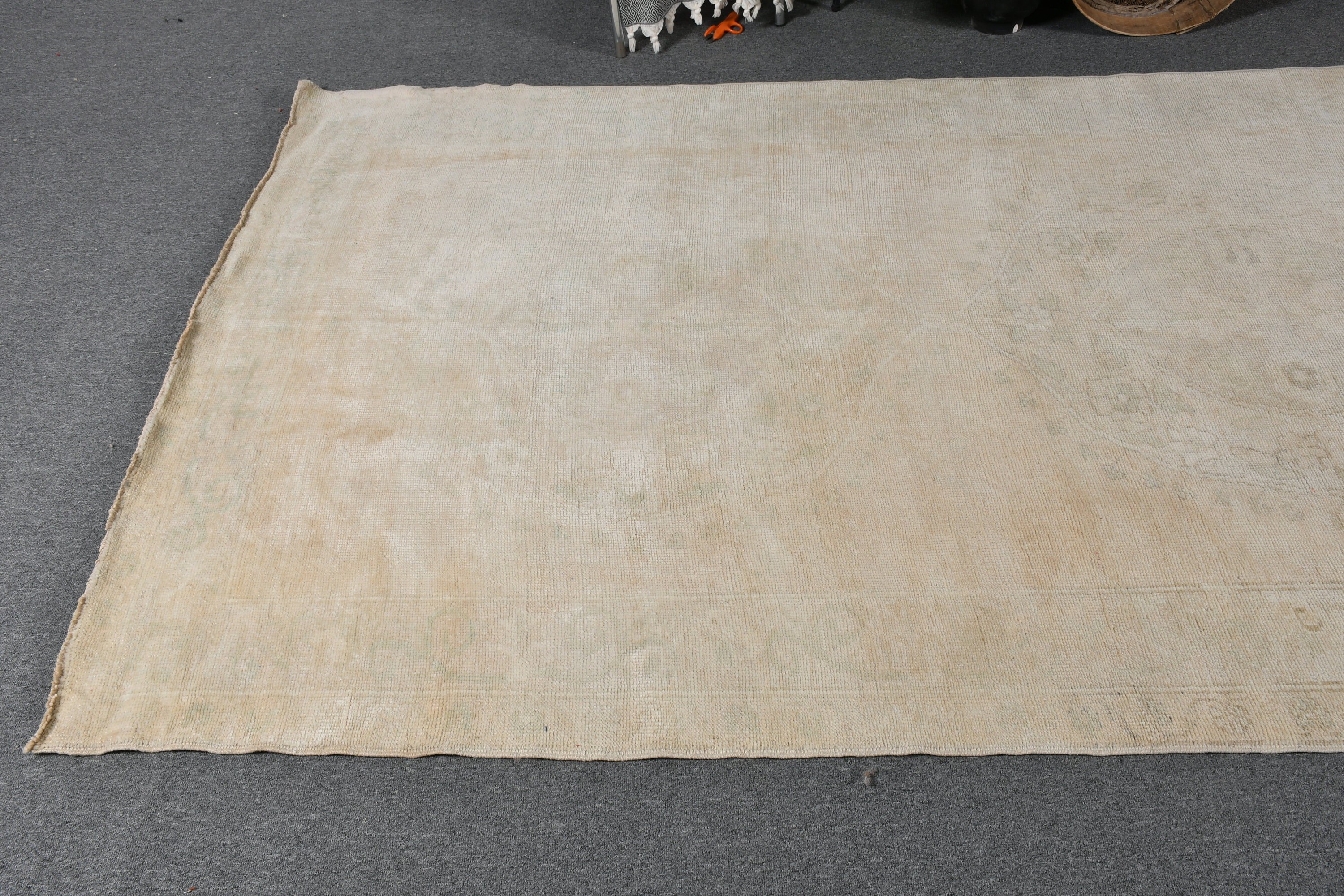 Beige Bedroom Rugs, Vintage Rugs, Old Rug, Turkey Rug, Salon Rug, Cool Rug, Rugs for Salon, Turkish Rugs, Bedroom Rugs, 4.8x11 ft Large Rug