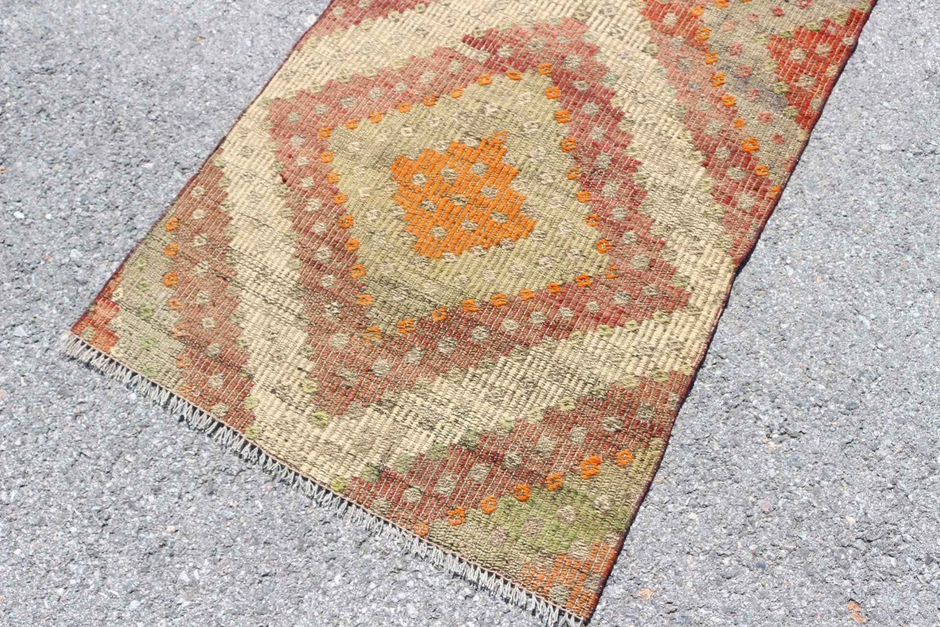 Antique Rug, Kilim, 2.5x4.8 ft Small Rug, Bedroom Rugs, Turkish Rug, Vintage Rug, Turkey Rug, Car Mat Rugs, Brown Floor Rugs