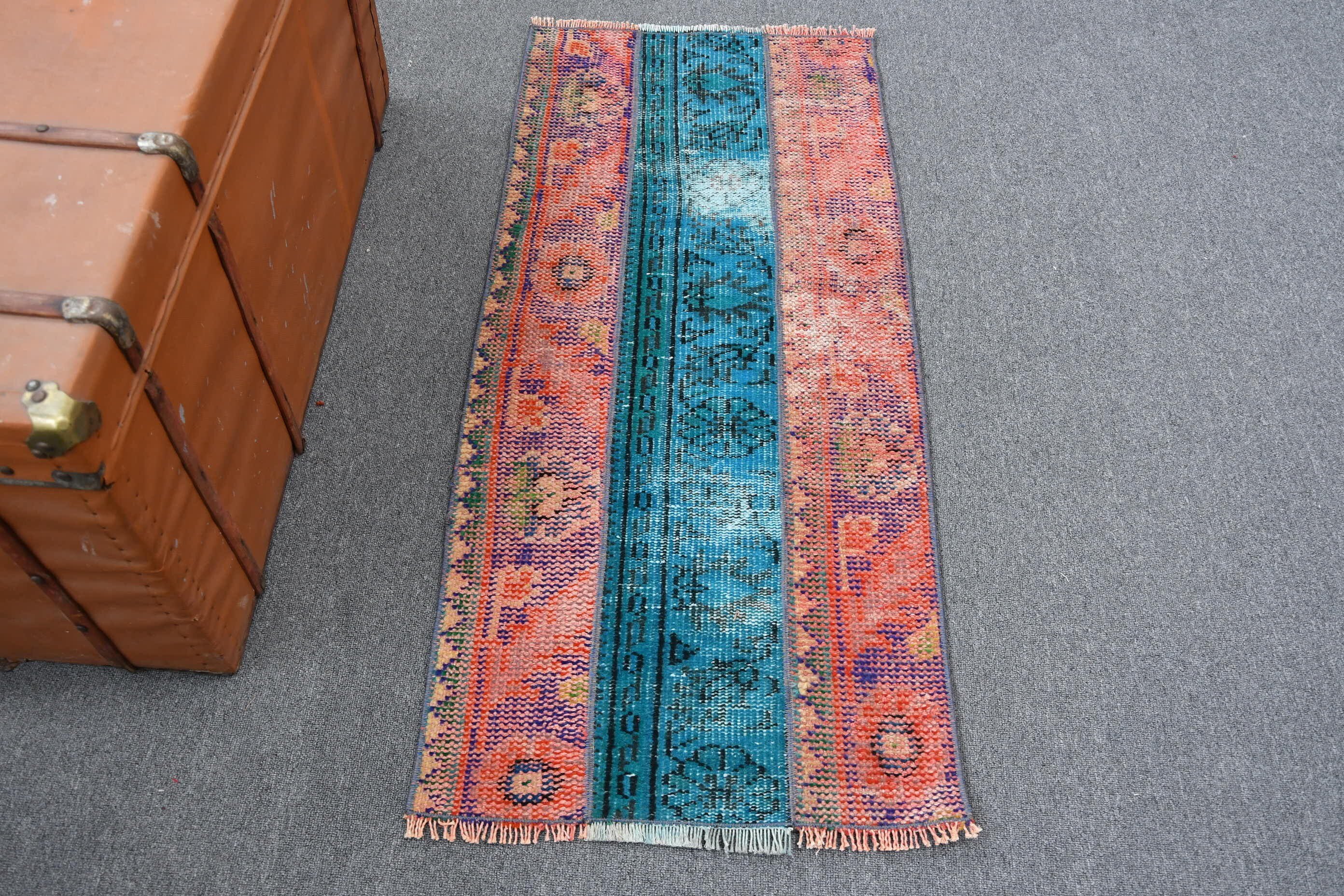 Mutfak Halıları, Vintage Halı, Renkli Halı, Türk Halısı, Giriş Halıları, Banyo Paspası Sevimli Halı, 1.9x4.3 ft Küçük Halılar, Harika Halılar, Banyo Halıları