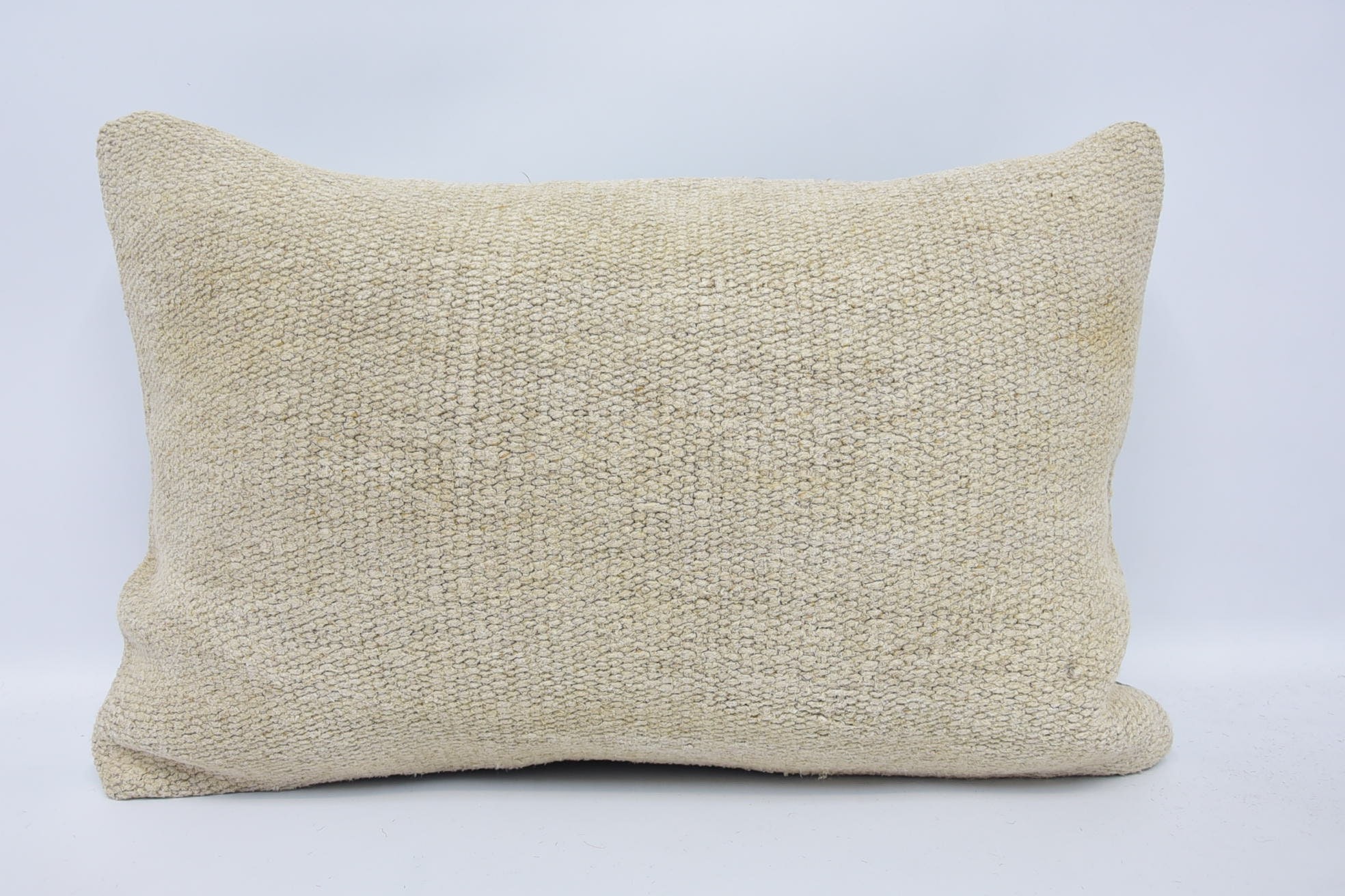 Vintage Kilim Throw Pillow, Vintage Kilim Pillow, Home Decor Pillow, 16"x24" Beige Pillow, Vintage Kilim Pillow Cushion