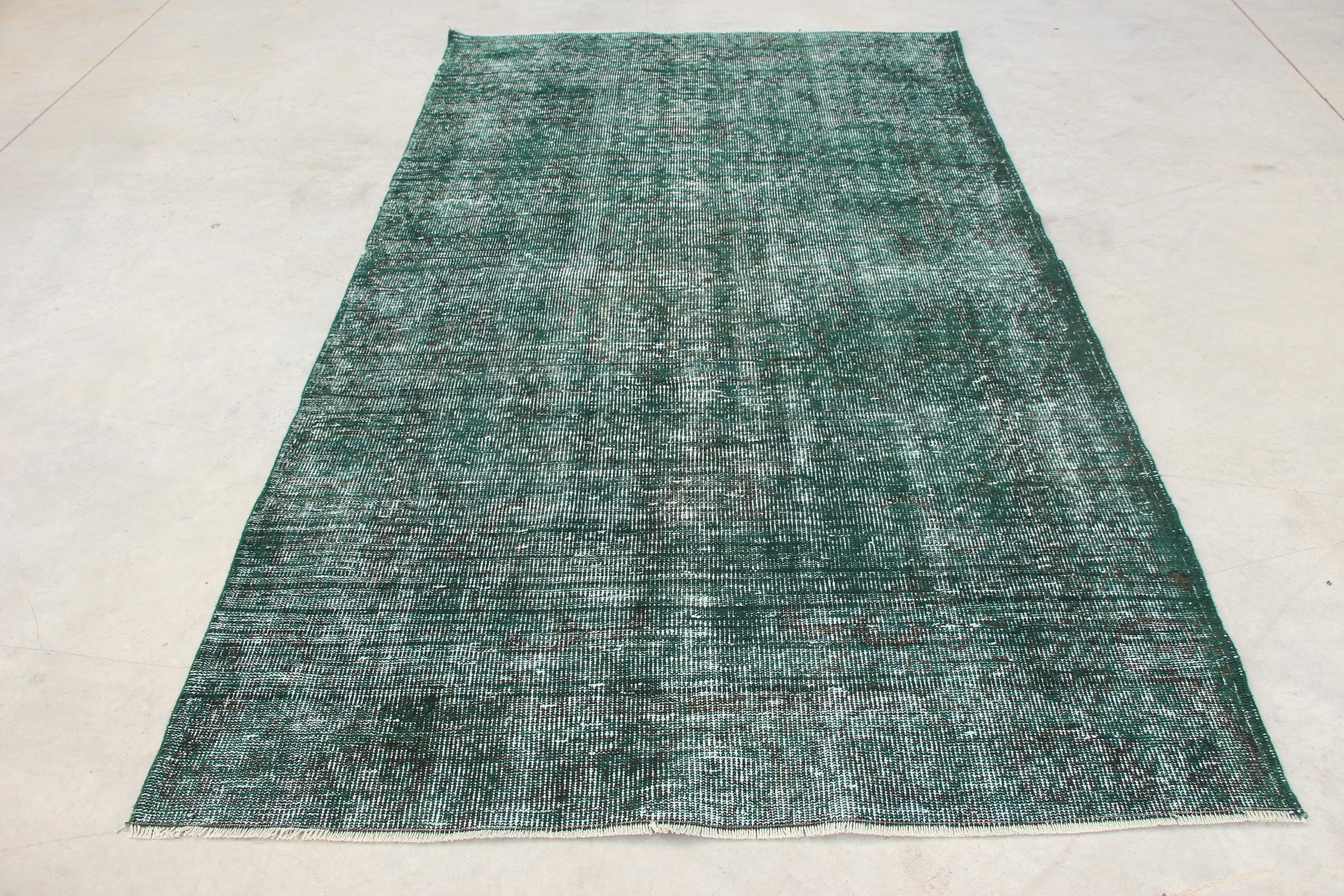 Floor Rugs, Tribal Rug, 5x8.4 ft Large Rug, Turkish Rug, Living Room Rugs, Bedroom Rug, Green Moroccan Rug, Vintage Rug