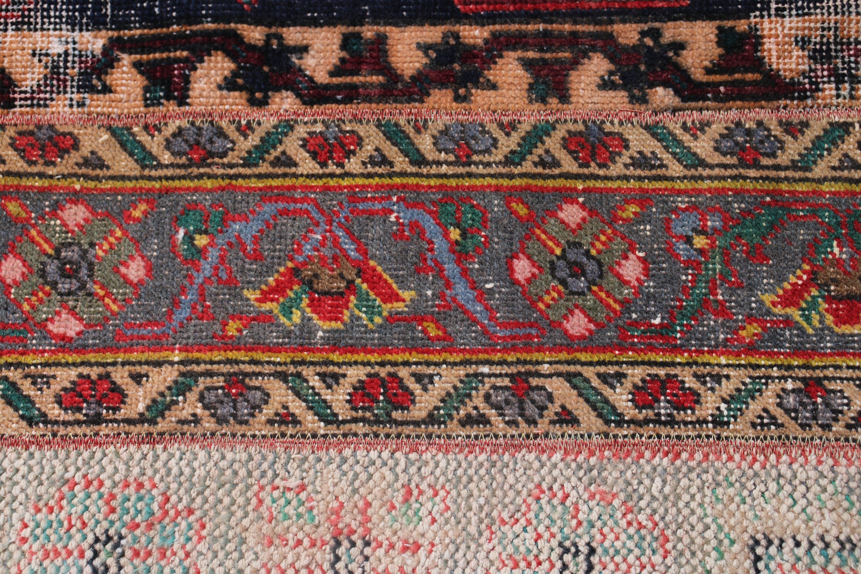 Rugs for Nursery, Antique Rugs, Vintage Rug, Oriental Rugs, Turkish Rug, 2.8x2.8 ft Small Rug, Entry Rug, Nursery Rugs, Blue Cool Rugs