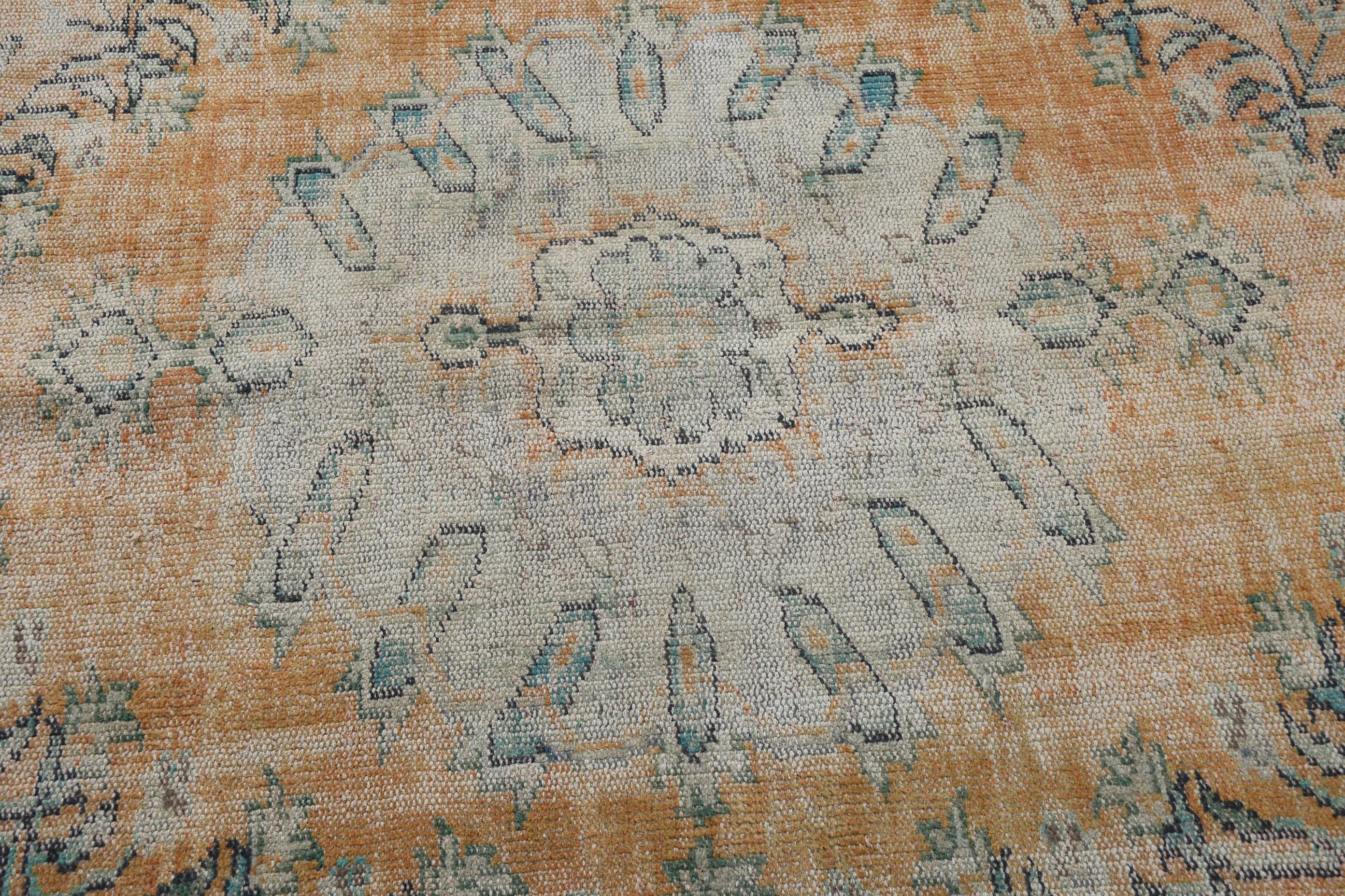 Sarı Ev Dekor Halıları, Salon Halıları, Yatak Odası Halısı, Vintage Halılar, 5.5x9.4 ft Büyük Halı, Anadolu Halıları, Türk Halısı, Boho Halısı, Oturma Odası Halısı