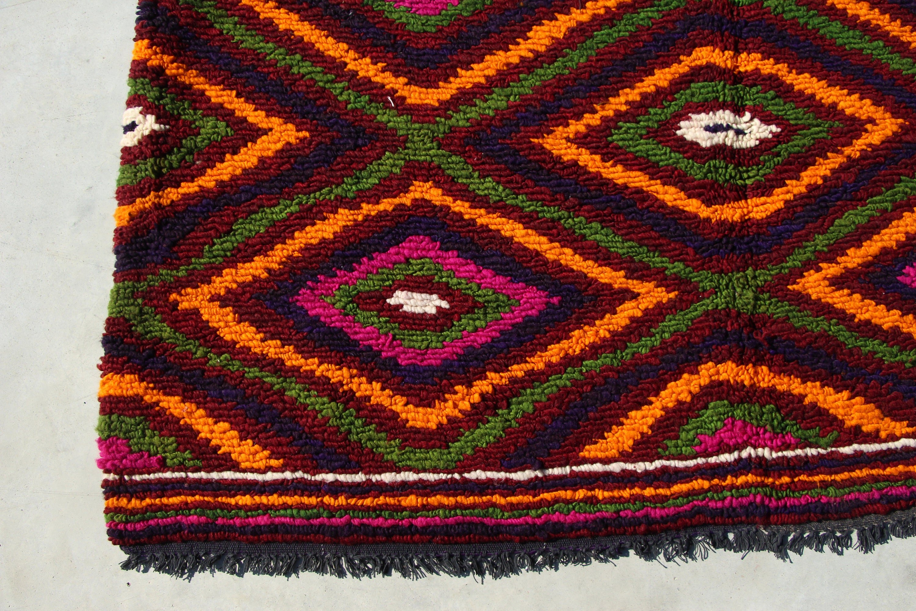 Vintage Rugs, Rugs for Floor, Living Room Rug, Turkish Rug, Oushak Rug, Nursery Rug, 4.7x5.6 ft Area Rug, Cool Rug, Purple Oriental Rugs