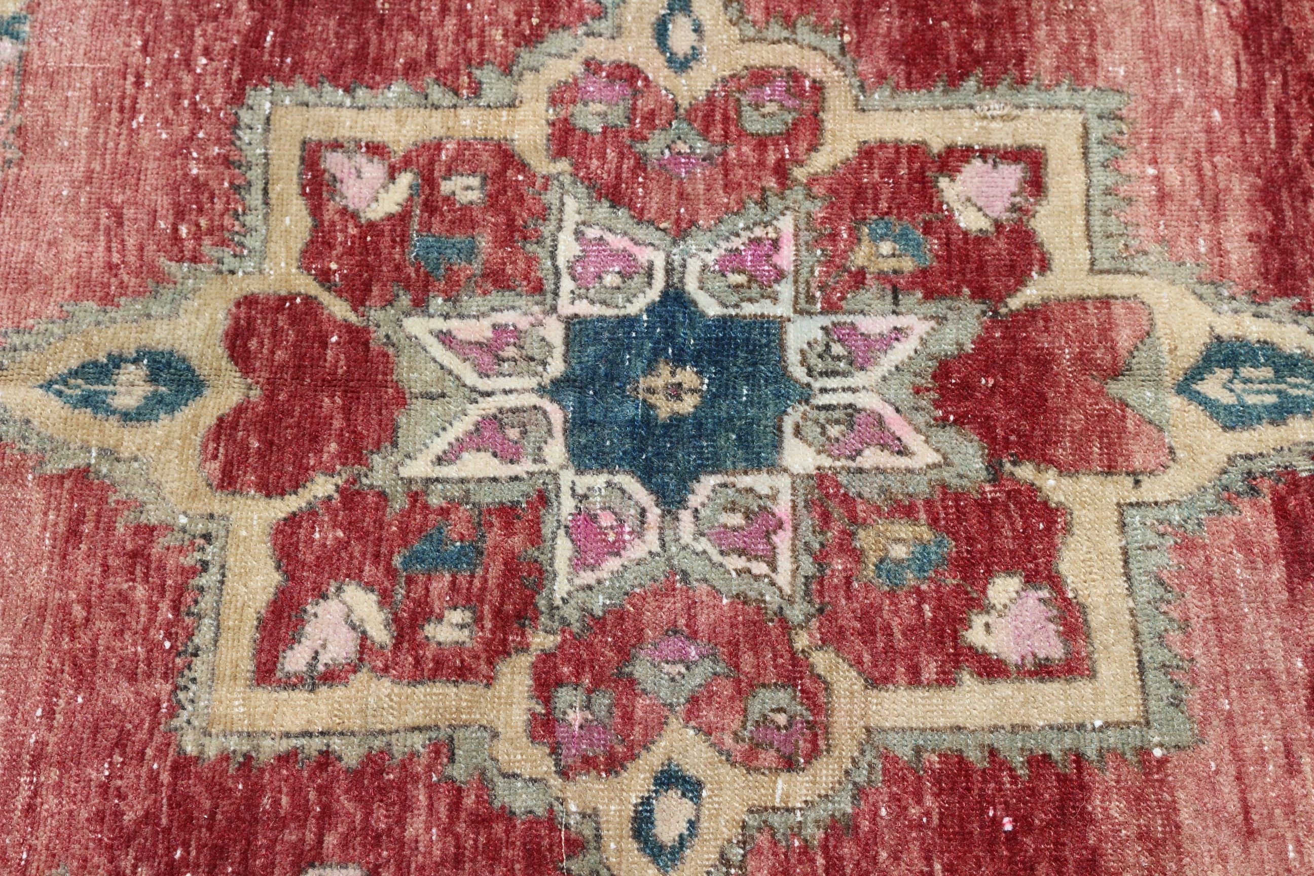 Red Anatolian Rug, Moroccan Rug, 6.1x8.3 ft Large Rugs, Dining Room Rugs, Salon Rug, Aesthetic Rug, Floor Rugs, Turkish Rug, Vintage Rug