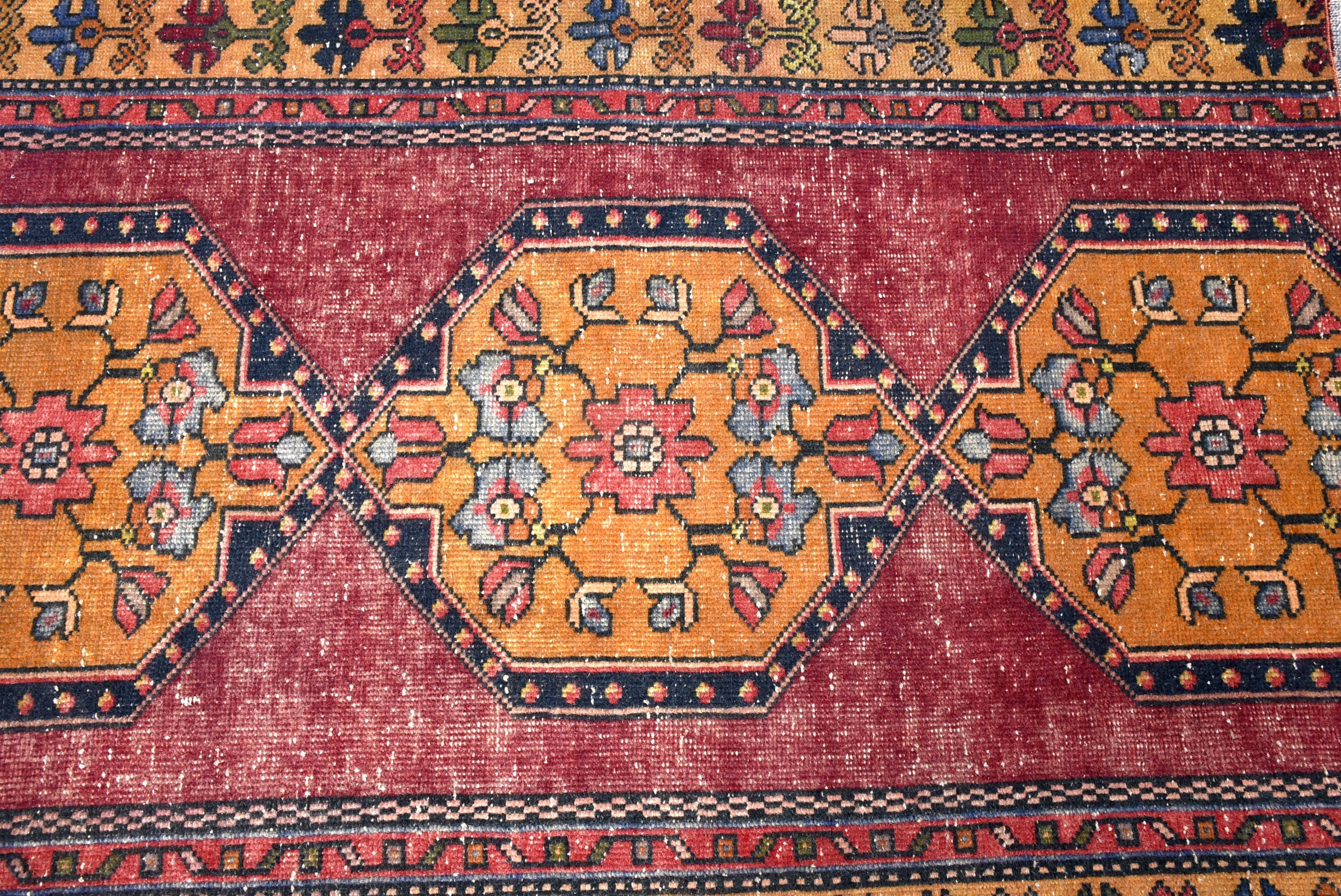 Oushak Halılar, Geometrik Halı, Paspas Halısı, Çocuk Halısı, Vintage Halı, Organik Halılar, Türk Halısı, 3.1x4.4 ft Küçük Halılar, Sarı Oushak Halıları