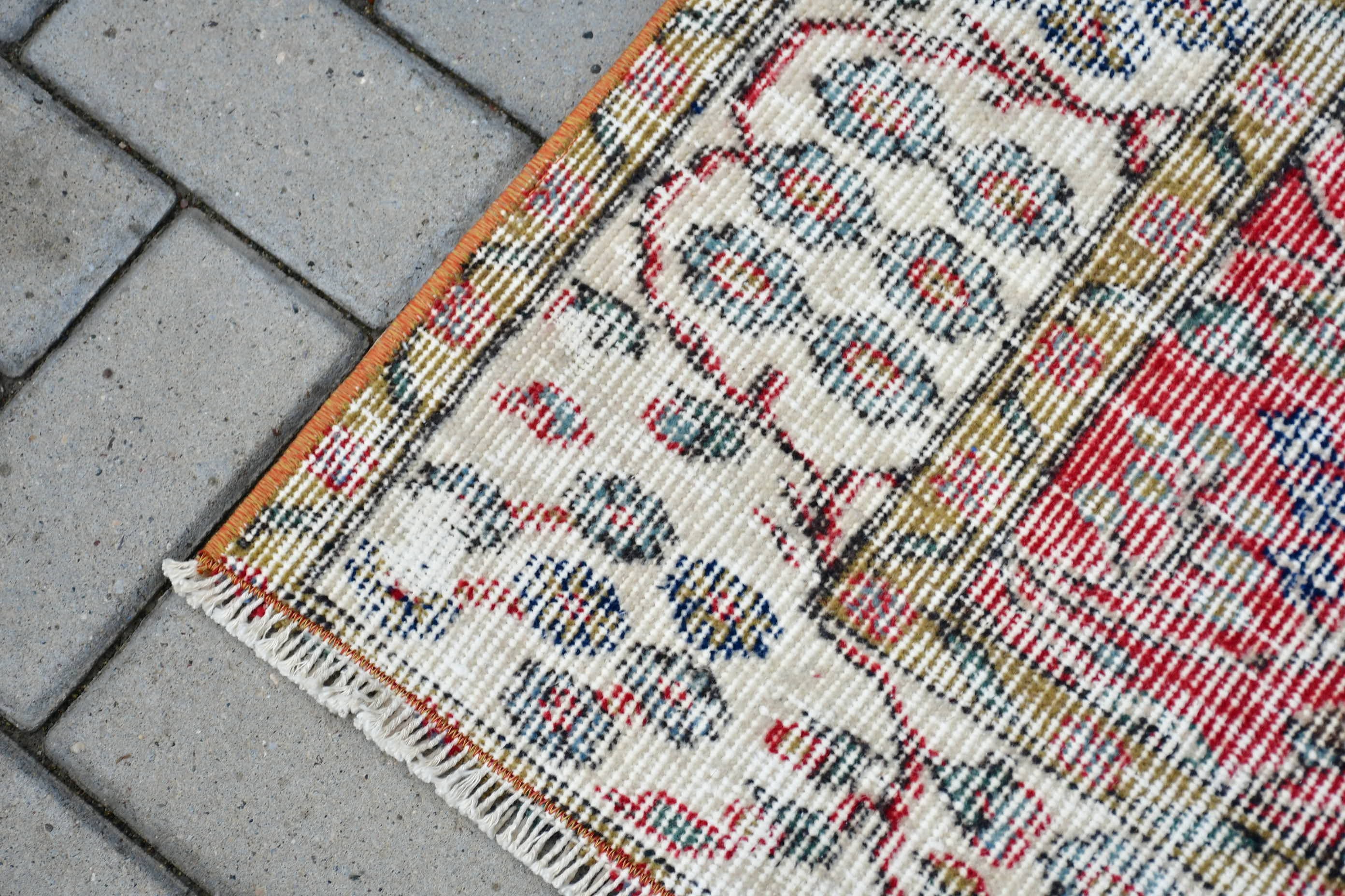 Rugs for Area, Red  4.7x7.6 ft Area Rug, Turkish Rug, Vintage Rug, Wool Rug, Bedroom Rug, Kitchen Rugs, Indoor Rug, Custom Rug