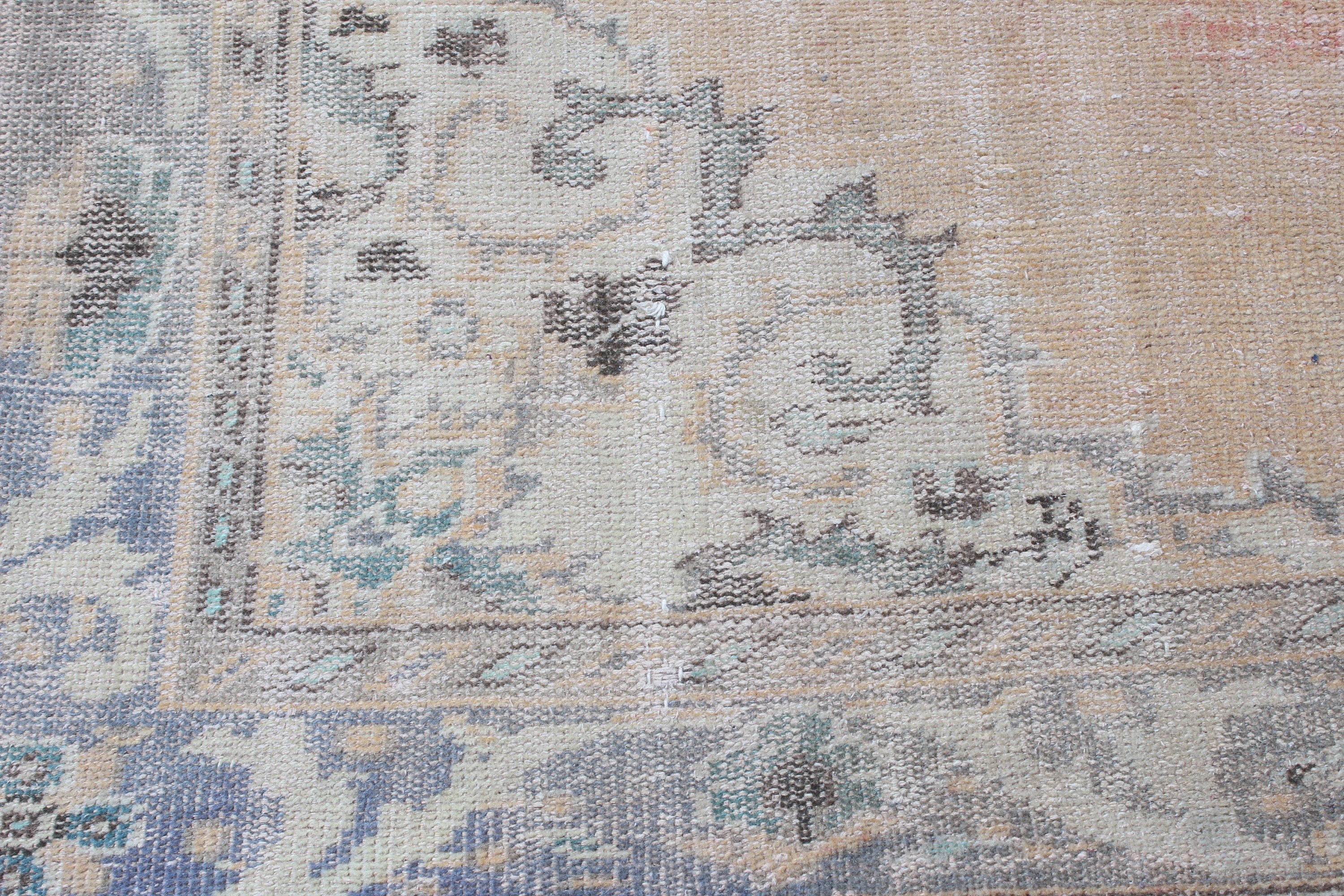 Lüks Halı, 5,5x9,3 ft Büyük Halılar, Organik Halı, Turuncu Geometrik Halılar, Türk Halıları, Yatak Odası Halısı, Büyük Boho Halısı, Nötr Halı, Vintage Halılar