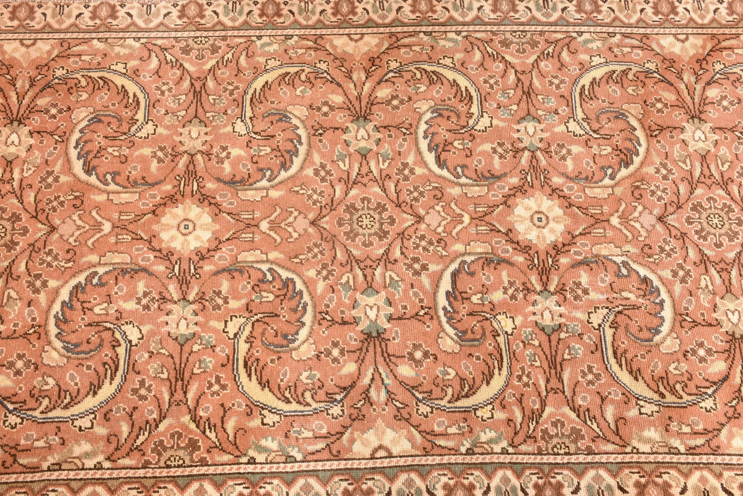 3.1x6 ft Accent Halılar, Turuncu Yatak Odası Halısı, Türk Halısı, Dekoratif Halılar, Anadolu Halısı, Antika Halılar, Vintage Halılar, Dekoratif Halı