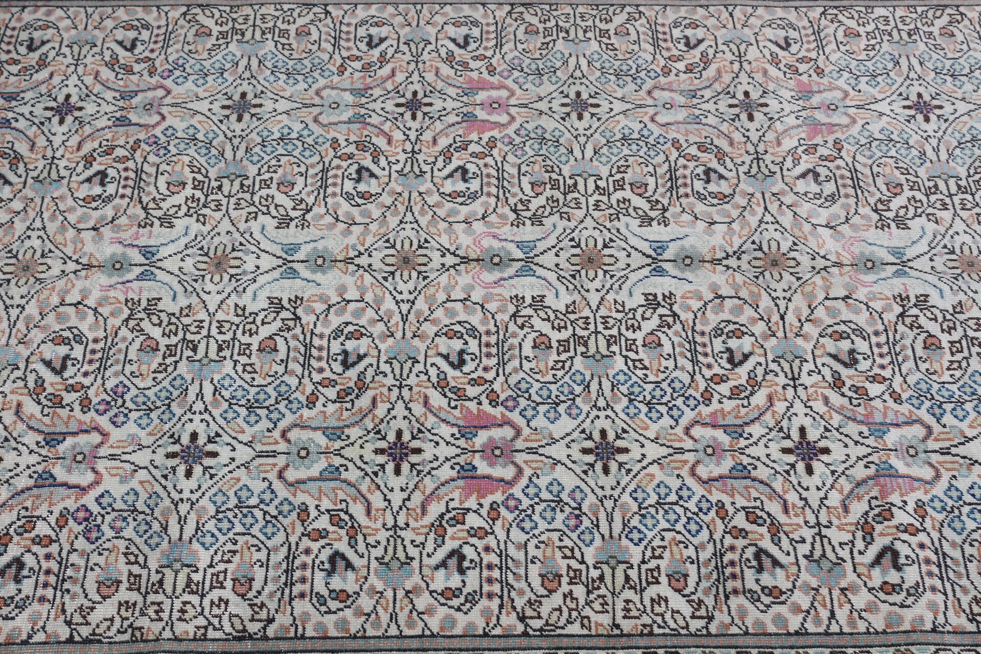 Mutfak Halısı, Vintage Dekor Halısı, Vintage Halılar, Havalı Halılar, Türk Halısı, Fas Halıları, Çocuk Halıları, 4.8x7 ft Alan Halıları, Yeşil Oryantal Halı