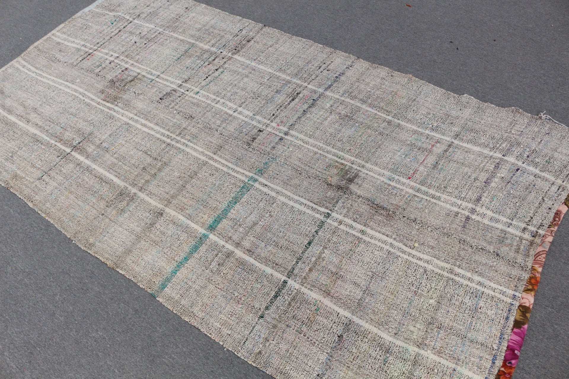 Yün Halılar, Kilim, Antika Halı, Türk Halıları, Vintage Halı, Yemek Odası Halıları, Bej Ev Dekorasyonu Halıları, Mutfak Halısı, 4.2x7.9 ft Alan Halısı