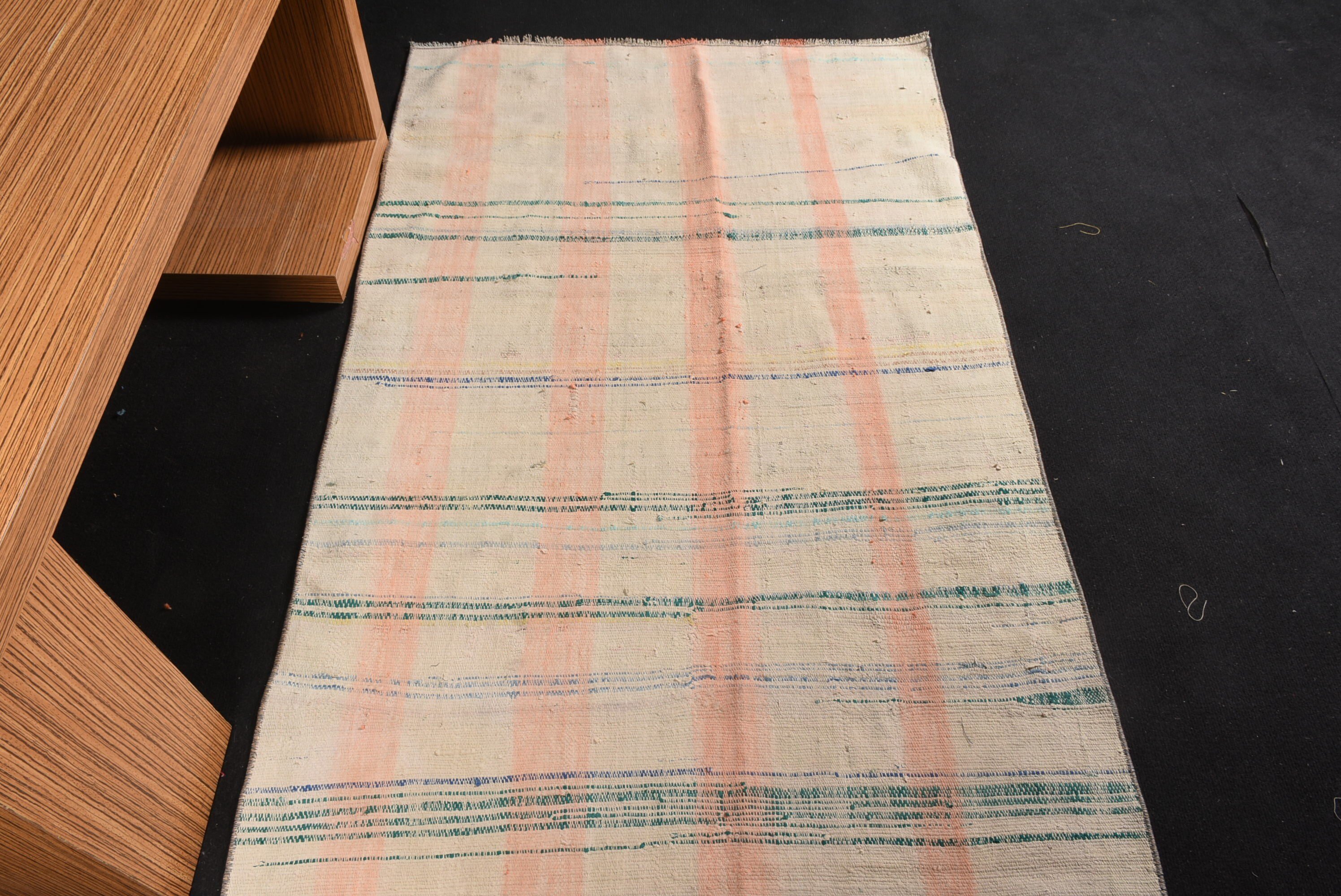 Çocuk Halısı, Kilim, Yemek Odası Halıları, Bej Ev Dekorasyonu Halısı, Türk Halıları, Oryantal Halılar, Vintage Halı, 3,3x7,6 ft Alan Halısı