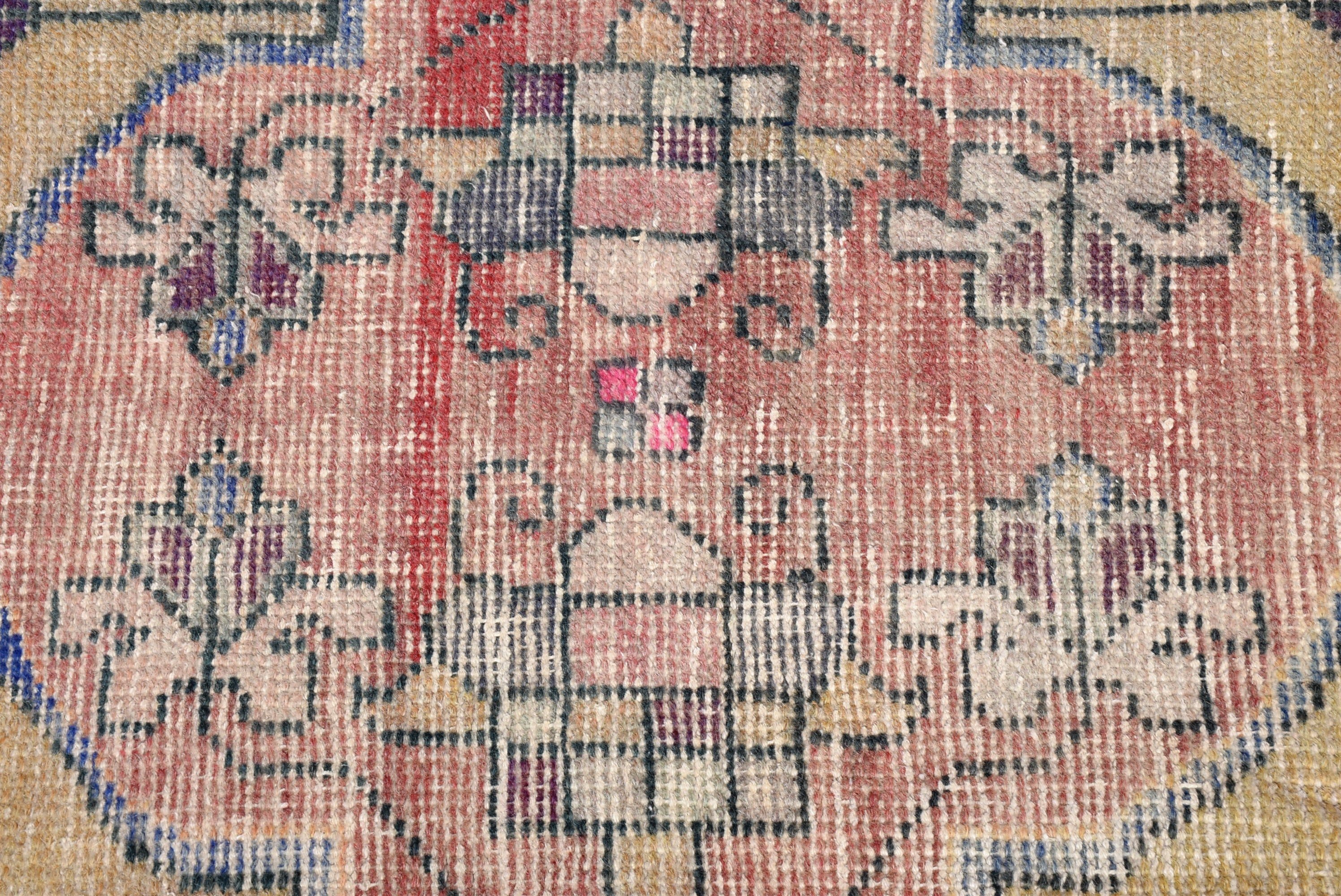 Vintage Rugs, Nursery Rug, Moroccan Rugs, Statement Rugs, 3.2x7.8 ft Area Rug, Vintage Area Rugs, Turkish Rug, Red Oriental Rugs, Boho Rugs