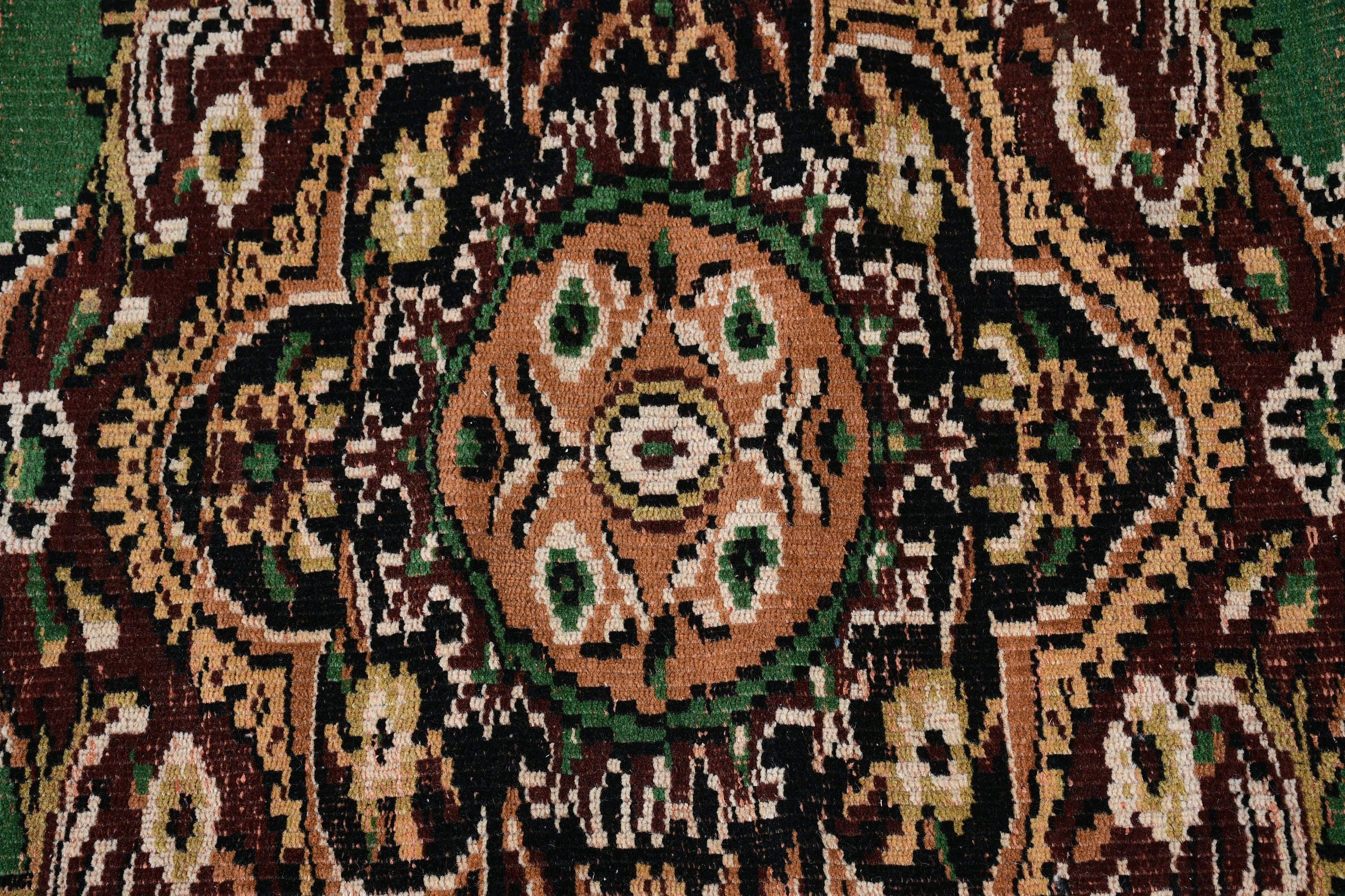 Anatolian Rugs, Floor Rugs, Green Moroccan Rugs, Salon Rug, 4.8x8.4 ft Large Rug, Bedroom Rug, Rugs for Salon, Turkish Rugs, Vintage Rugs