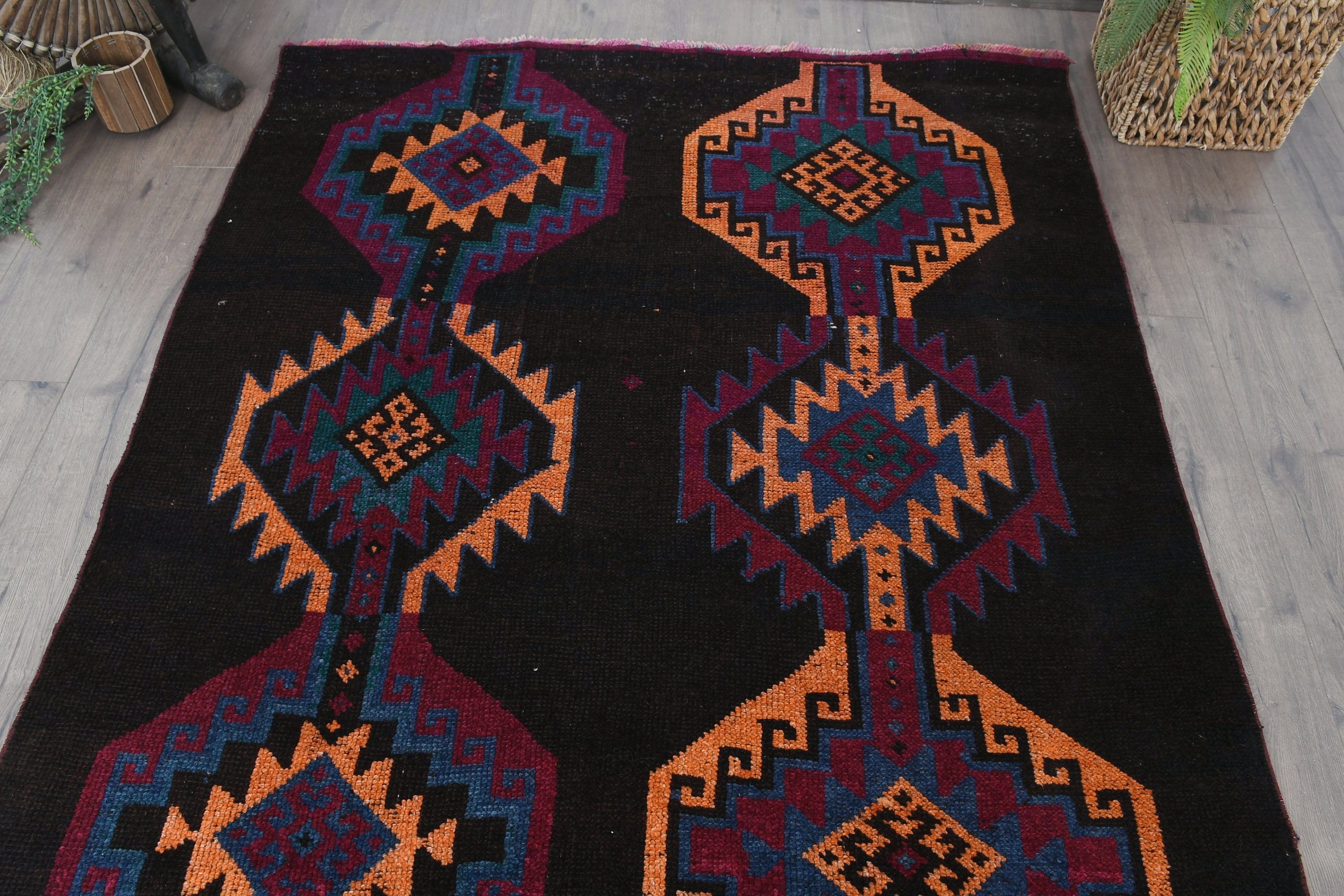 Yurt Halısı, Oryantal Halılar, Türk Halısı, Koridor Halıları, Pembe Fas Halıları, Mutfak Halısı, 4,8x13,1 ft Runner Halısı, Vintage Halı, Fas Halısı