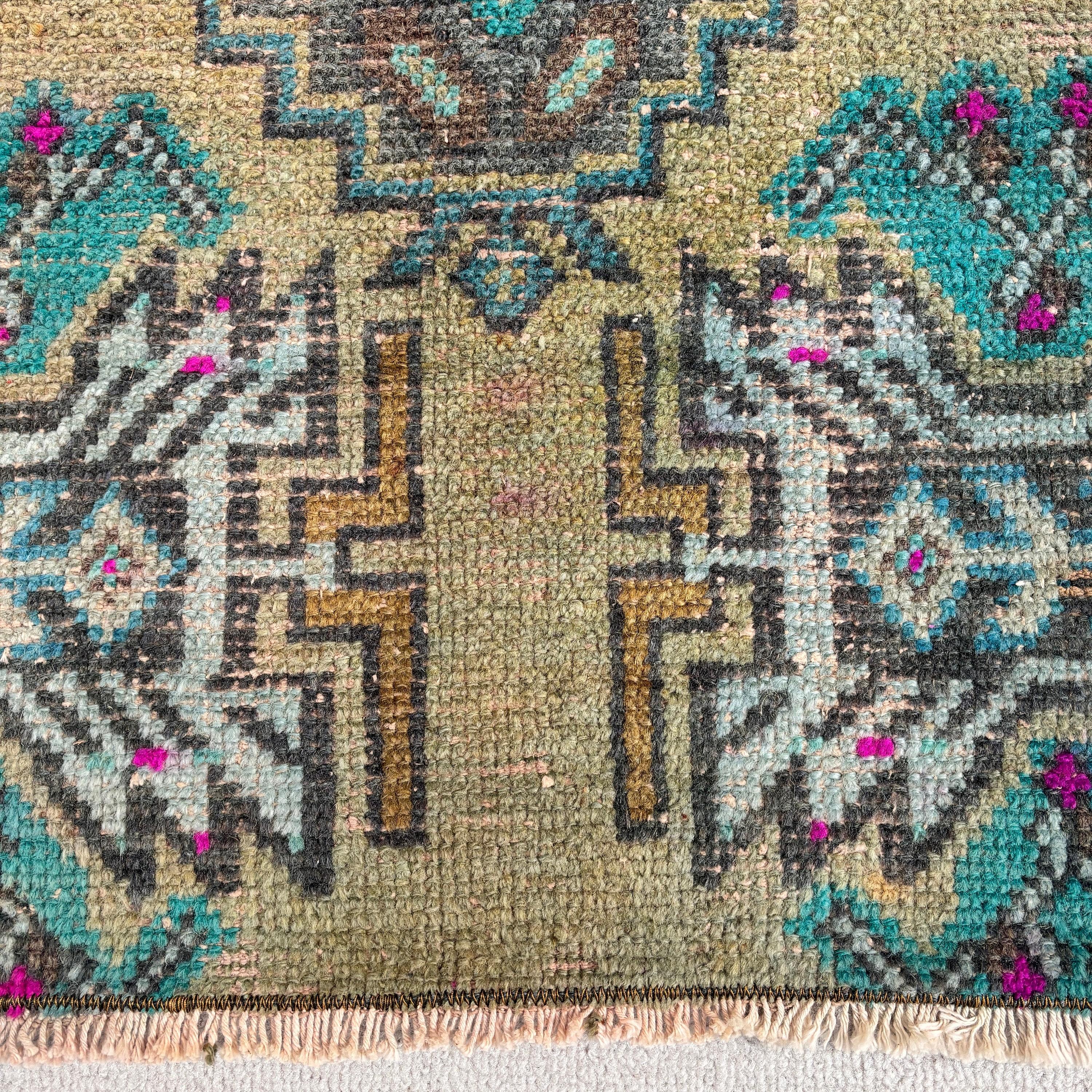 Duvara Asılı Halı, Açıklama Halıları, 1.8x2.9 ft Küçük Halılar, Çocuk Halısı, Türk Halıları, Modern Halı, Vintage Halılar, Sarı Açıklama Halısı