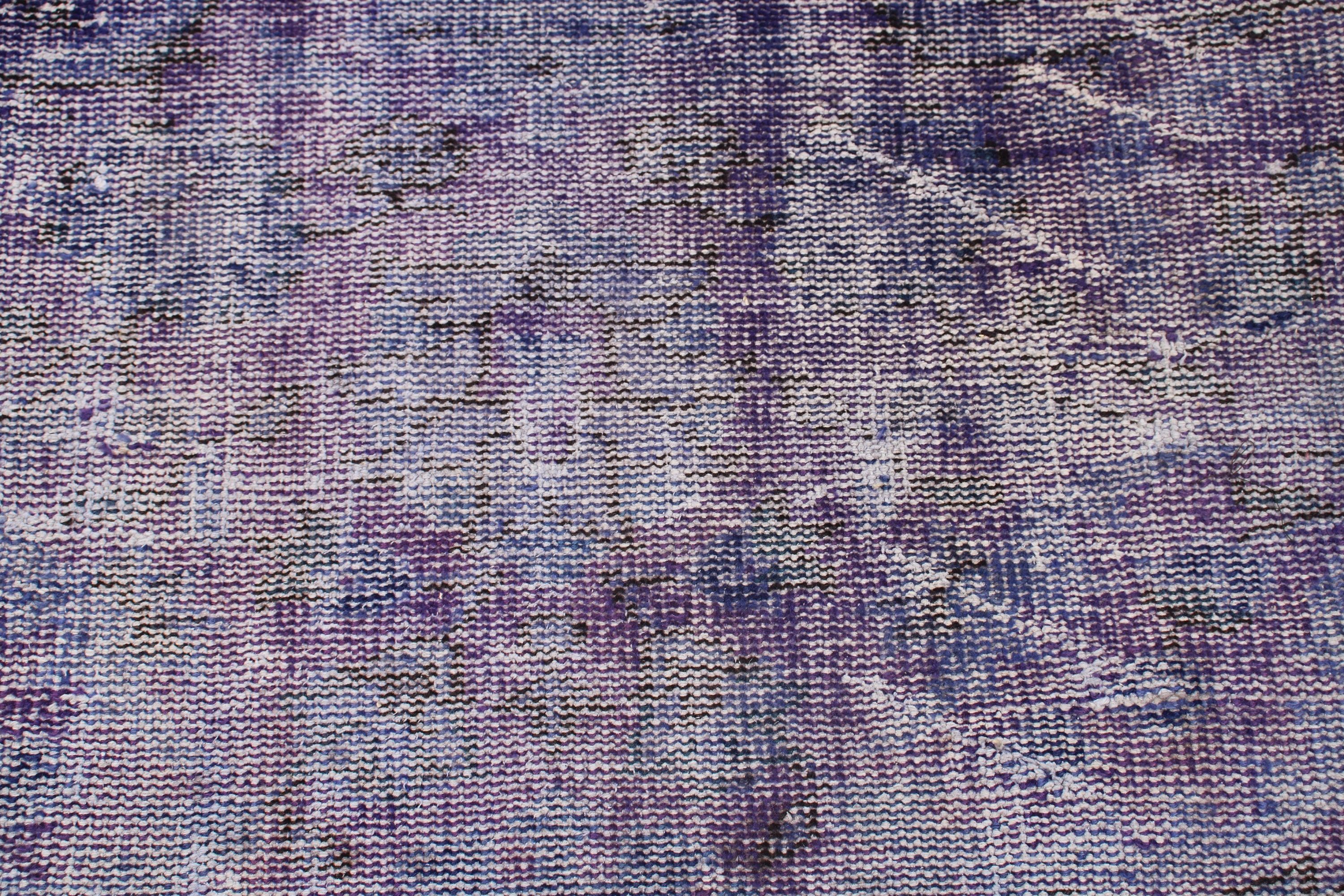 Purple Modern Rug, Rugs for Small Area, 2x3.9 ft Small Rug, Home Decor Rugs, Vintage Rugs, Bedroom Rugs, Car Mat Rug, Turkish Rug