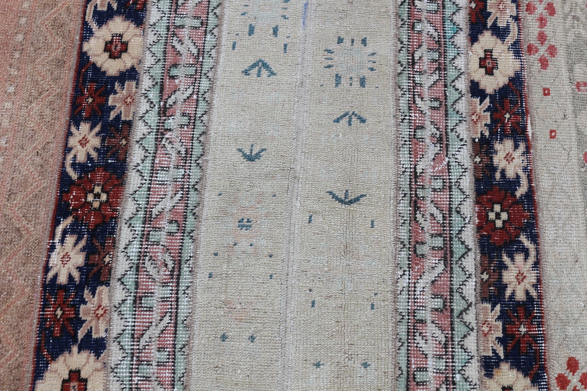 Beige Bedroom Rug, 2.6x8.3 ft Runner Rug, Turkish Rug, Corridor Rugs, Oriental Rug, Rugs for Stair, Anatolian Rugs, Floor Rug, Vintage Rugs