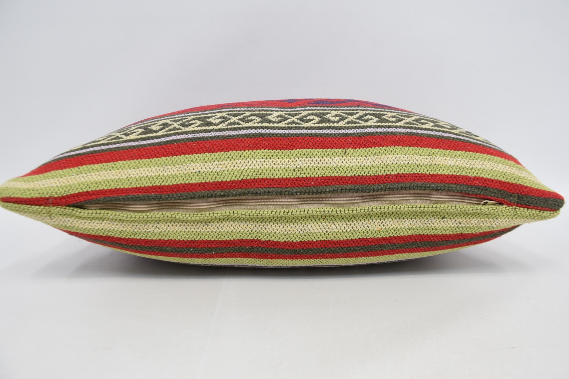 Decorative Throw Pillow, 16"x24" Red Cushion, One Of A Kind Cushion Cover, Antique Pillows, Handmade Kilim Cushion, Turkish Pillow
