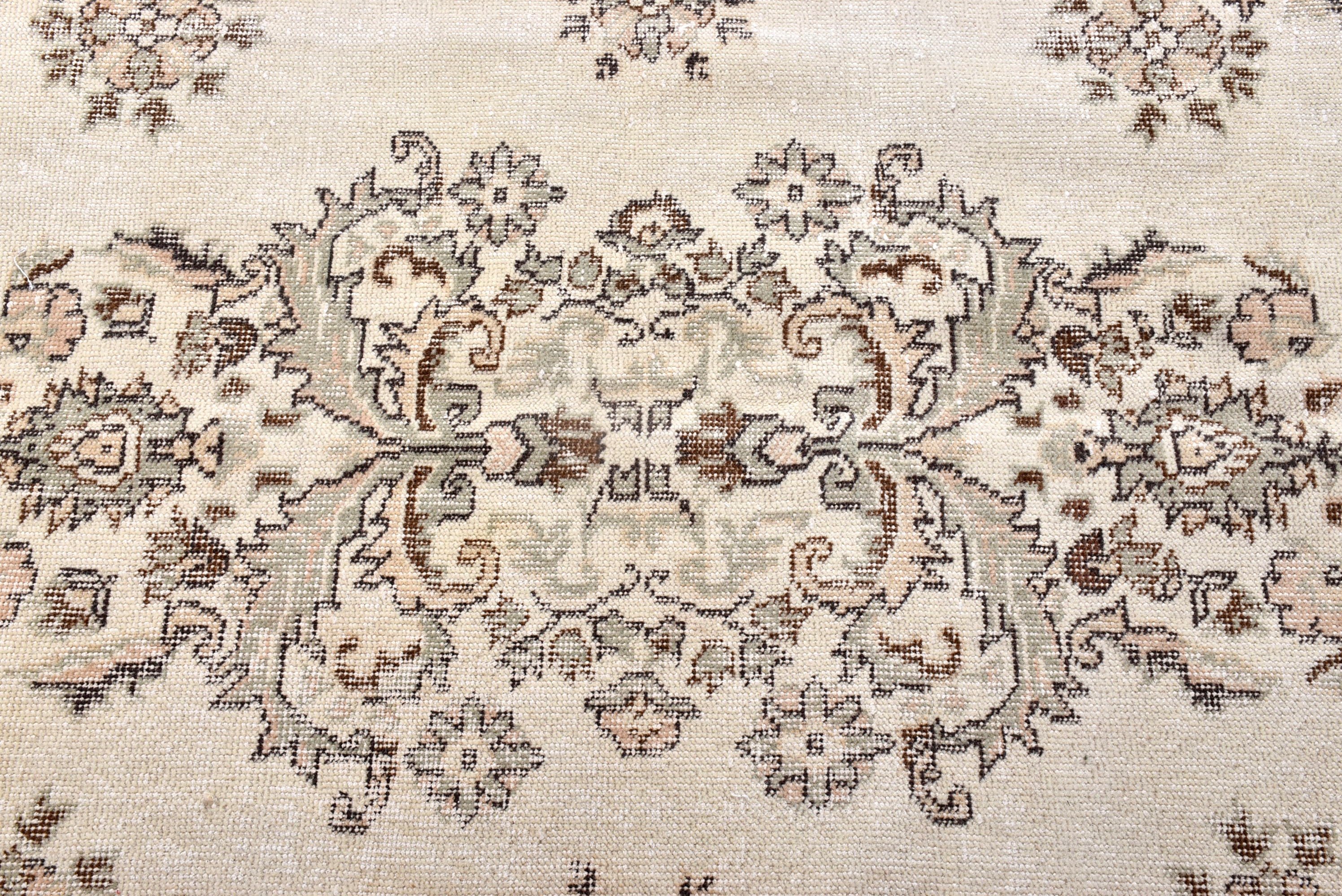 Luxury Rugs, 6.2x10.1 ft Large Rug, Large Vintage Rug, Vintage Rug, Beige Kitchen Rug, Statement Rugs, Living Room Rug, Turkish Rug