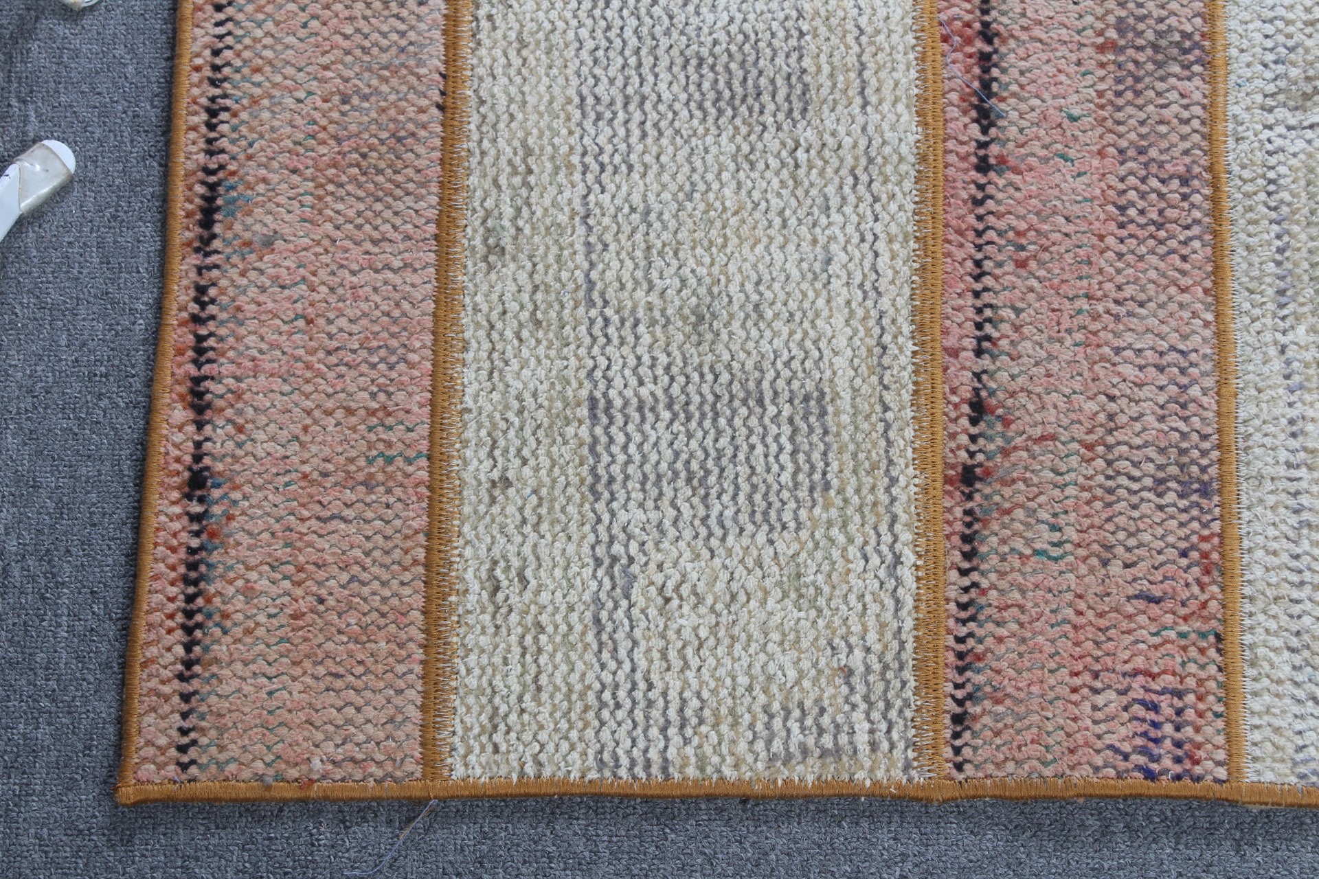 Bedroom Rug, Beige Bedroom Rug, 2.2x3.8 ft Small Rug, Vintage Rug, Door Mat Rug, Kitchen Rugs, Rugs for Kitchen, Antique Rug, Turkish Rug