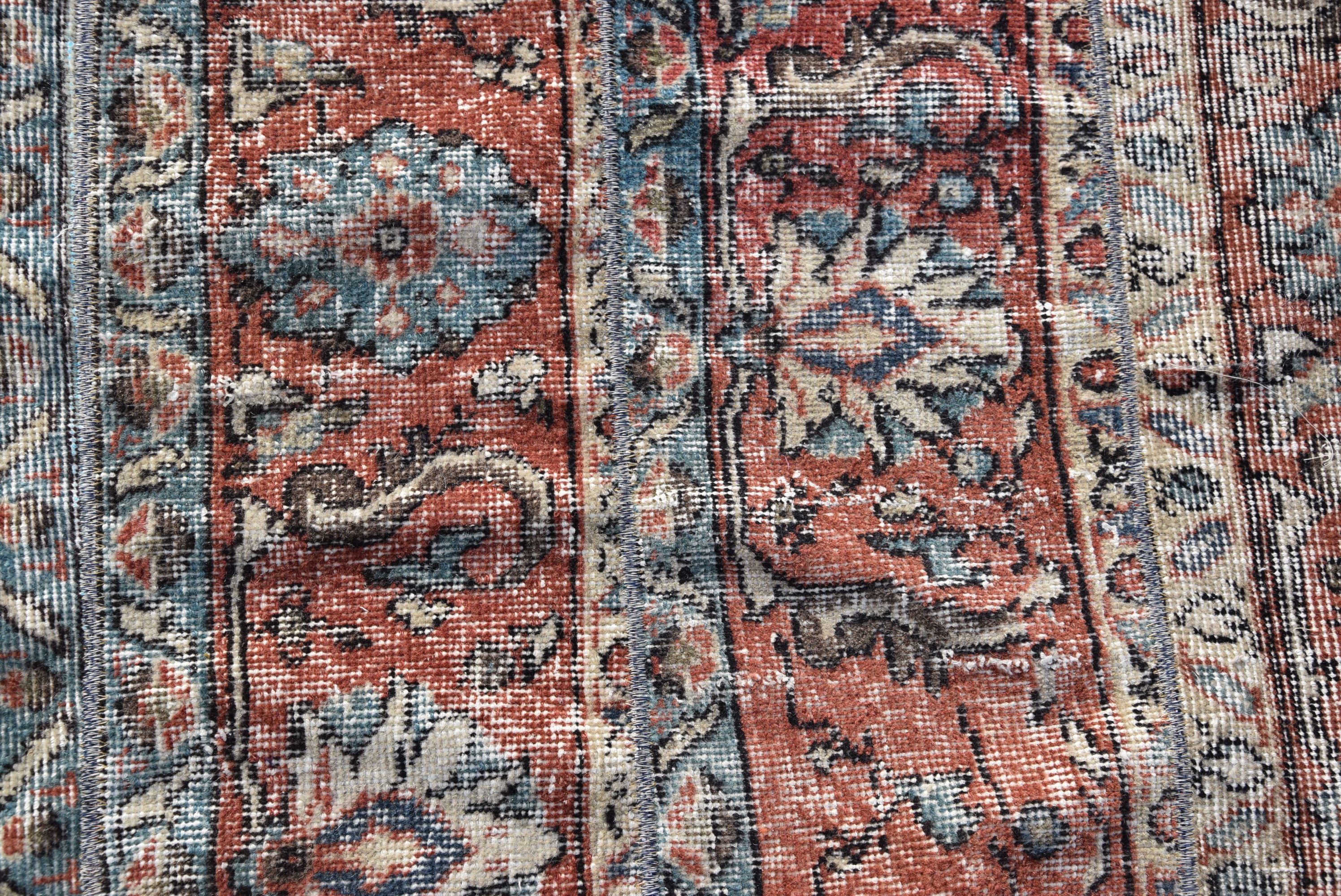 Antique Rugs, Door Mat Rugs, Nursery Rug, Turkish Rug, Rugs for Door Mat, 2.9x2.9 ft Small Rug, Red Antique Rugs, Cool Rug, Vintage Rugs