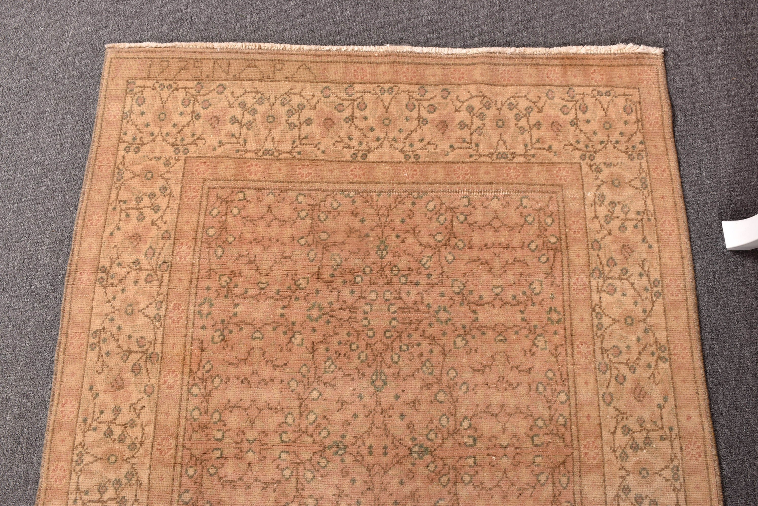 Boho Halıları, Aztek Halısı, Yatak Odası Halıları, Vintage Halı, Ev Dekorasyonu Halıları, 3,1x5 ft Vurgulu Halılar, Yatak Odası Halıları, Turuncu Oryantal Halılar, Türk Halısı