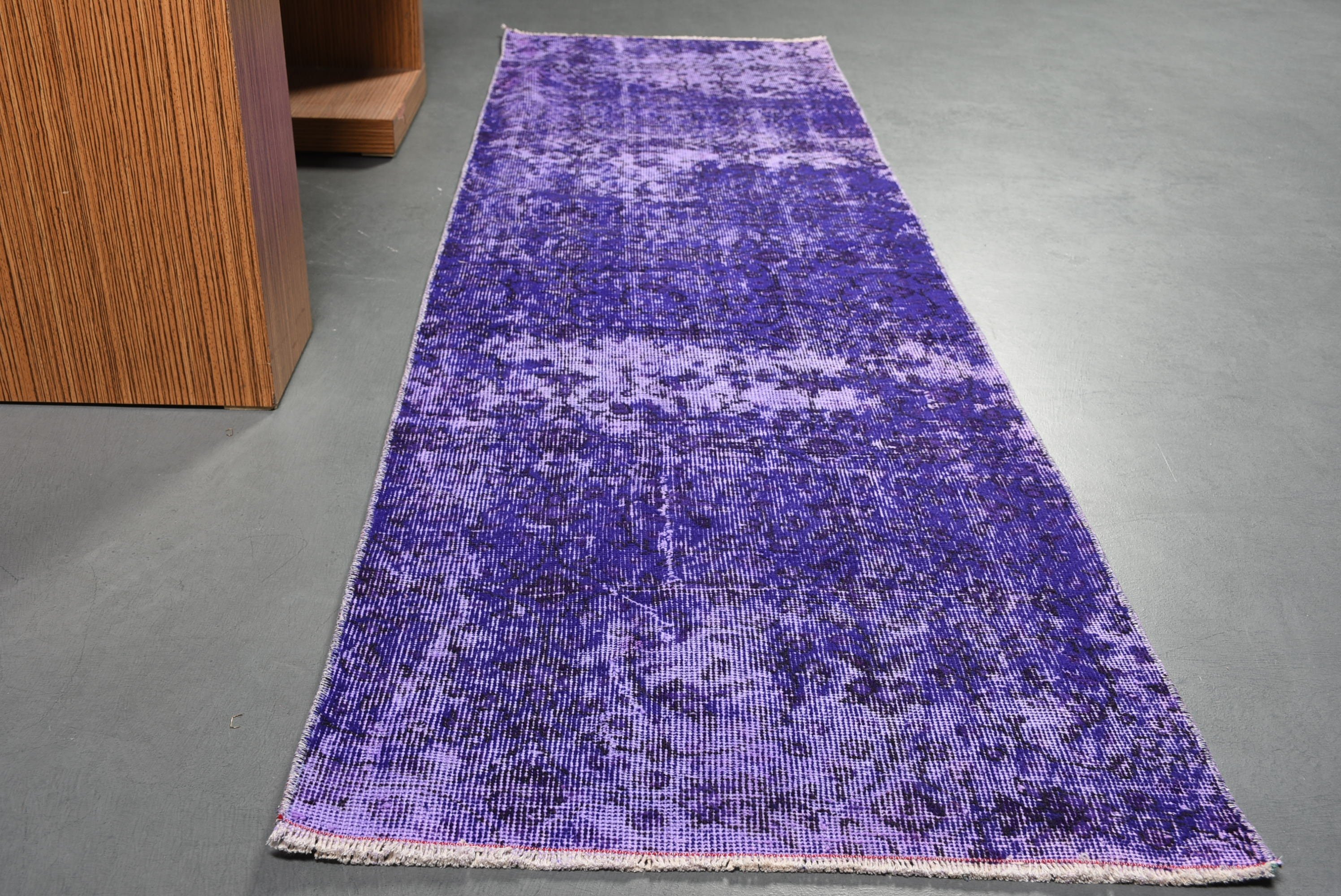 Purple Kitchen Rug, Rugs for Runner, 2.3x8 ft Runner Rug, Turkish Rug, Outdoor Rug, Cool Rugs, Moroccan Rug, Vintage Rug, Hallway Rugs