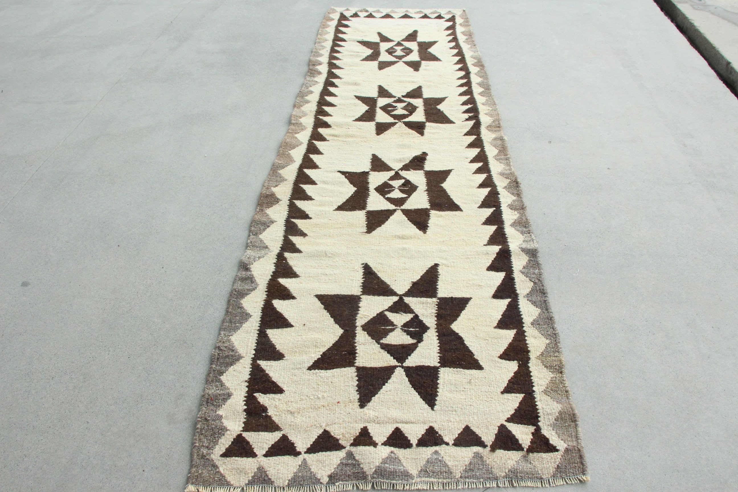 Koridor Halısı, Antika Halı, Eklektik Halı, Türk Halıları, 3,1x10 ft Runner Halıları, Vintage Halı, Oryantal Halı, Merdiven Halıları, Bronz Fas Halısı