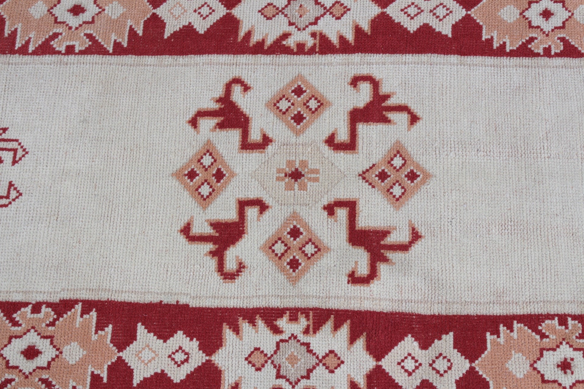 Bej Fas Halısı, Mutfak Halıları, Türk Halısı, Merdiven Halısı, Eski Halılar, 2,2x13,9 ft Runner Halısı, Yatak Odası Halıları, Vintage Halı, Oryantal Halı