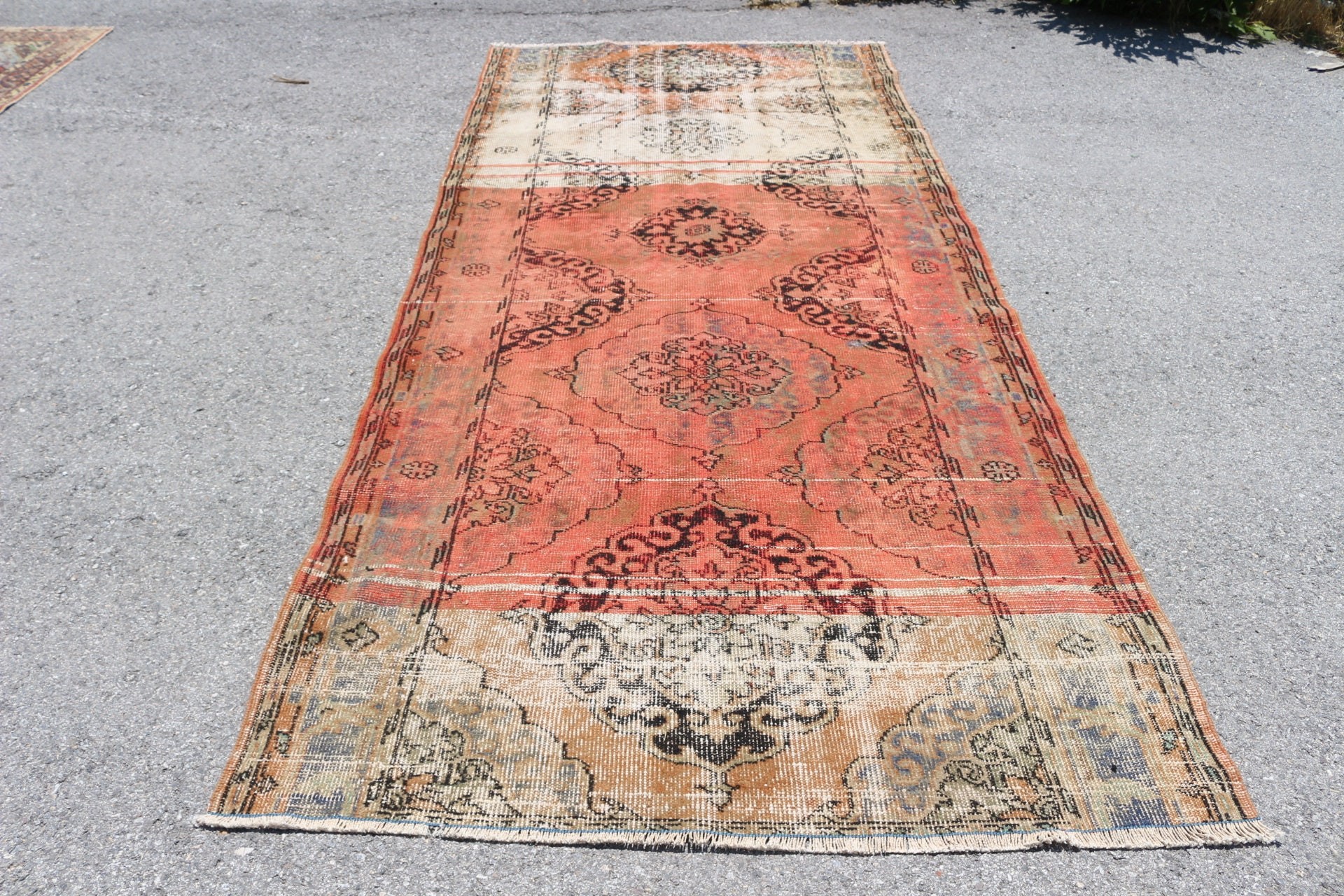 Yemek odası Halı, Nostaljik Halı, Yatak odası Halı, 145x330 cm Salon Halı, Bej Antik Halı, Antik Halı, Yemek odası Halı, Salon Halı