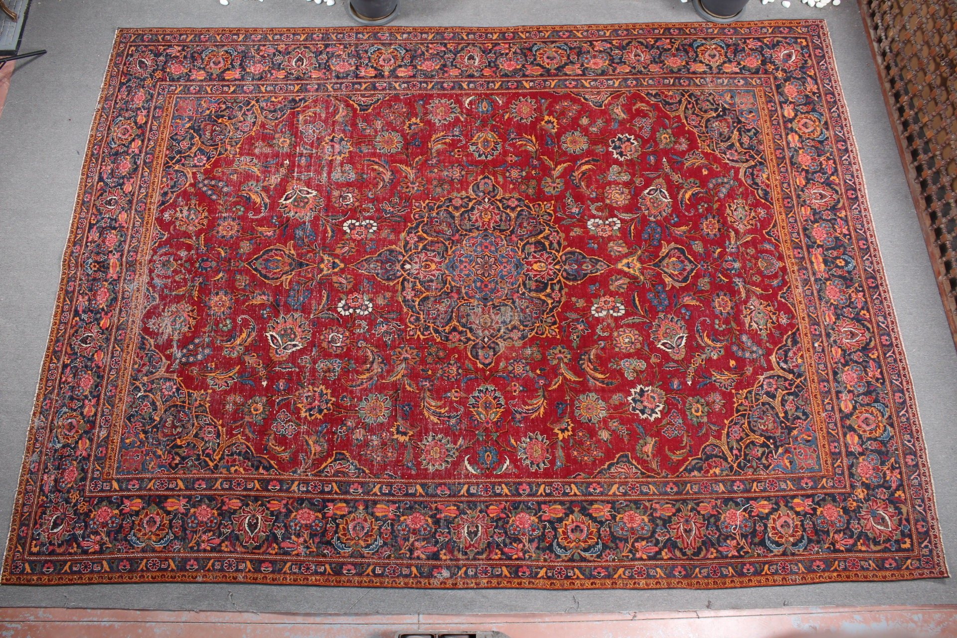 Kırmızı Fas Halısı, 10.6x14.6 ft Büyük Boy Halı, Fas Halıları, Yatak Odası Halıları, Vintage Halılar, Oturma Odası Halısı, Türk Halısı, Yemek Odası Halısı